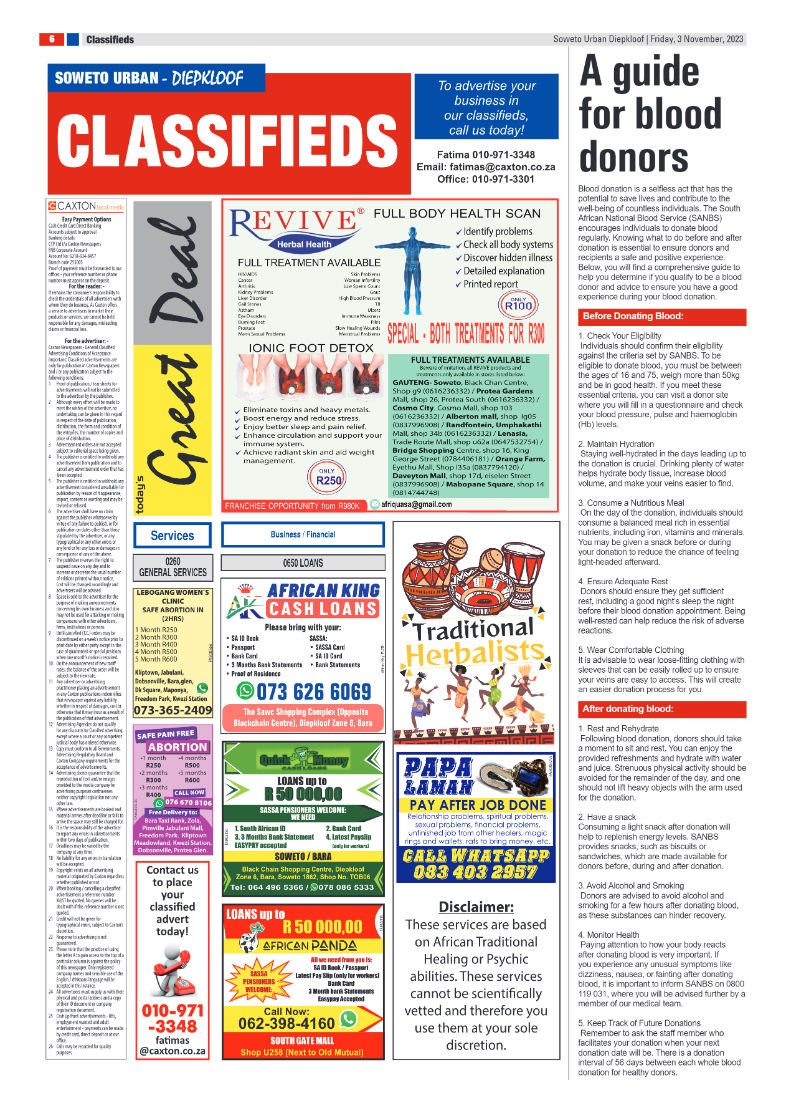 Diepkloof: 03 November 2023 page 6