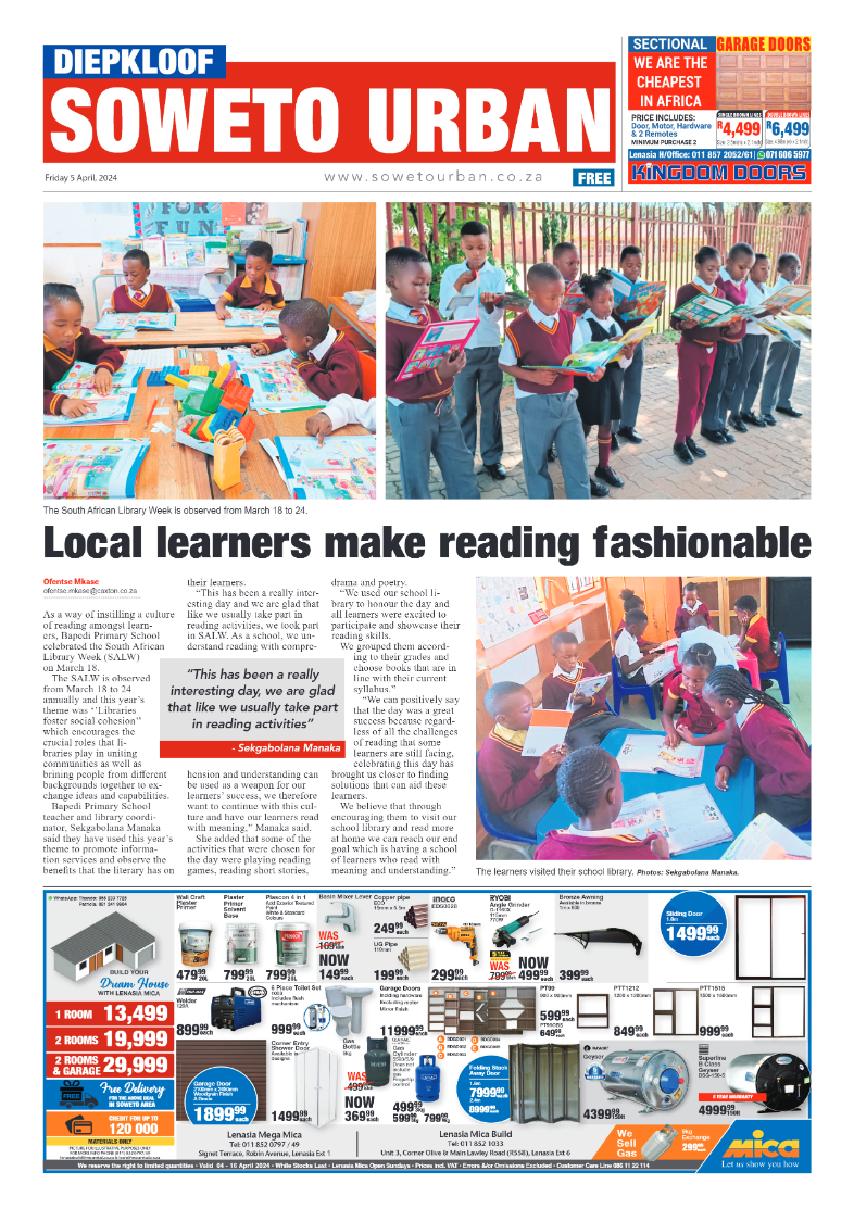 Diepkloof: 05 April 2024 page 1