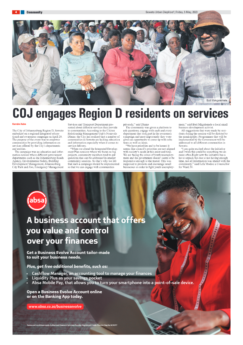 Diepkloof: 5 May 2023 page 4