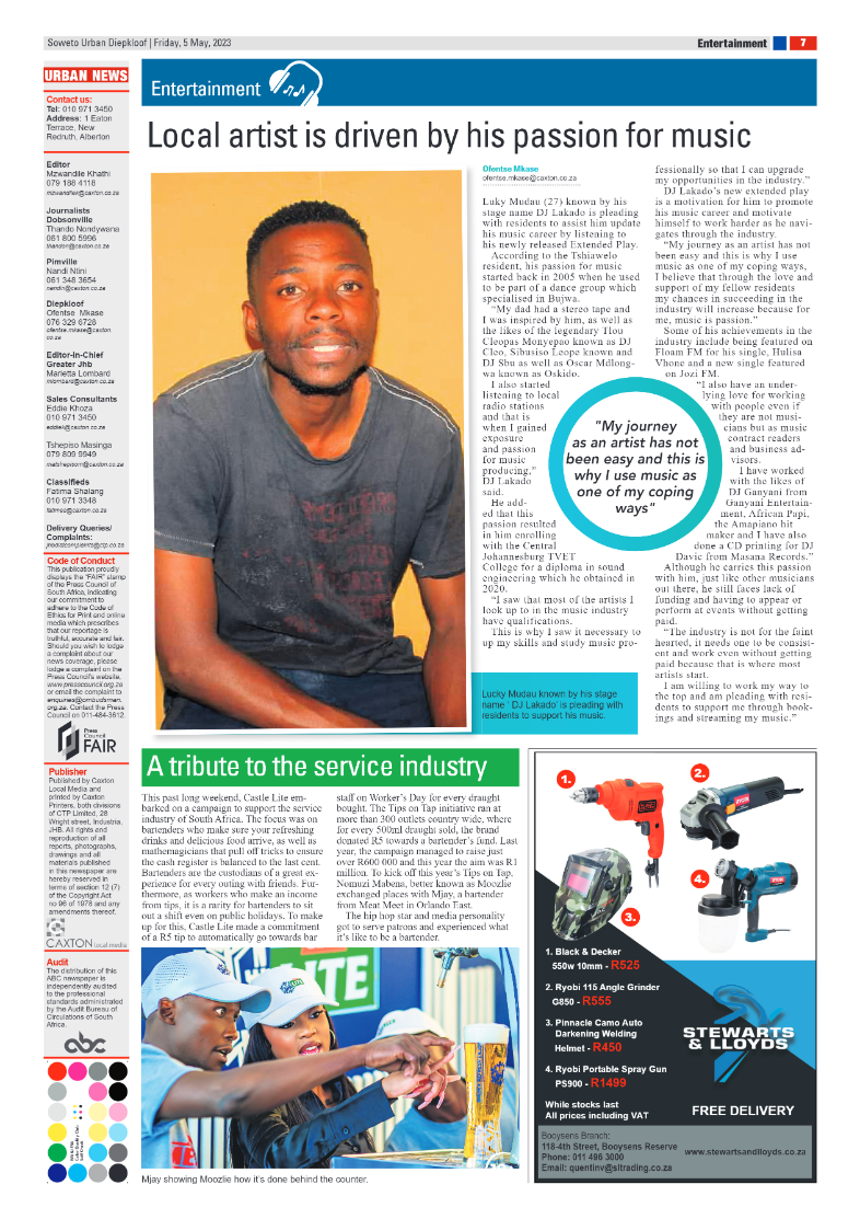 Diepkloof: 5 May 2023 page 7