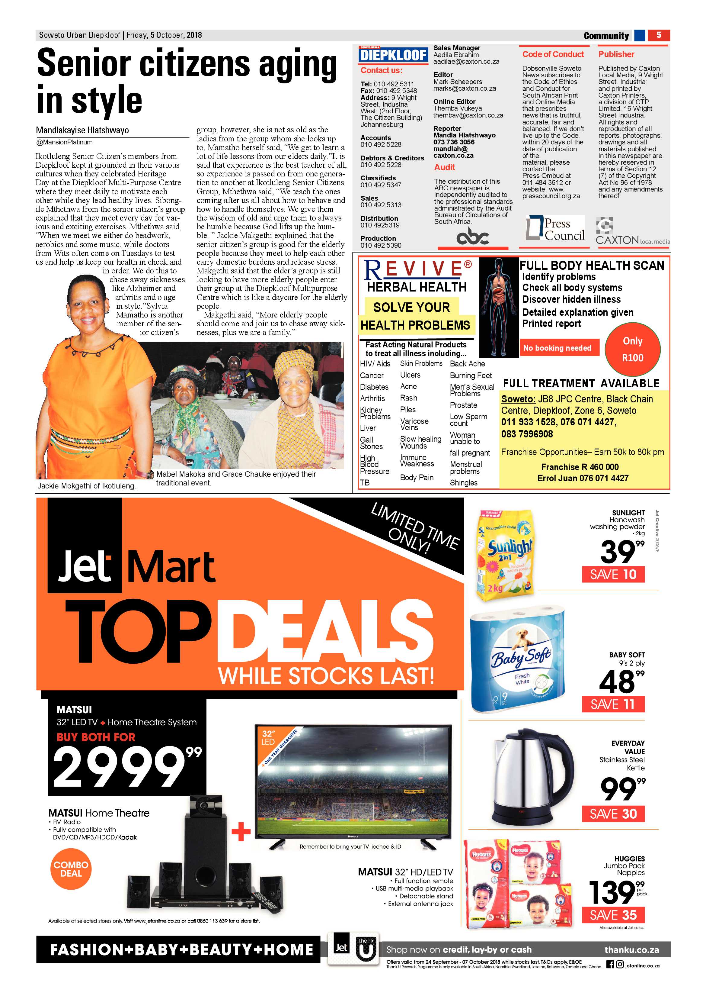 Diepkloof – October 5, 2018 issue page 9