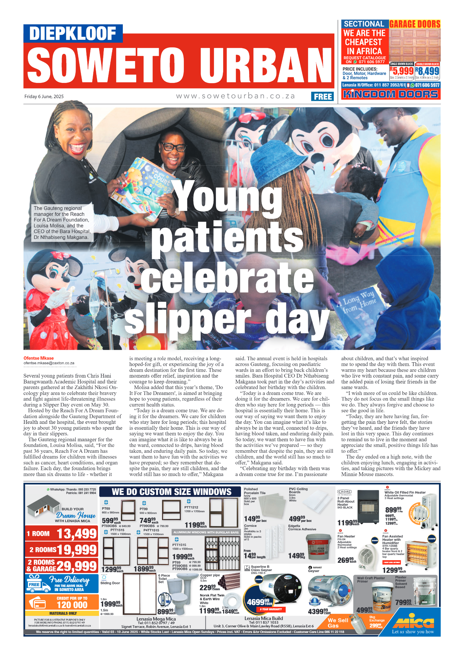 Diepkloof: 06 June 2025 page 1