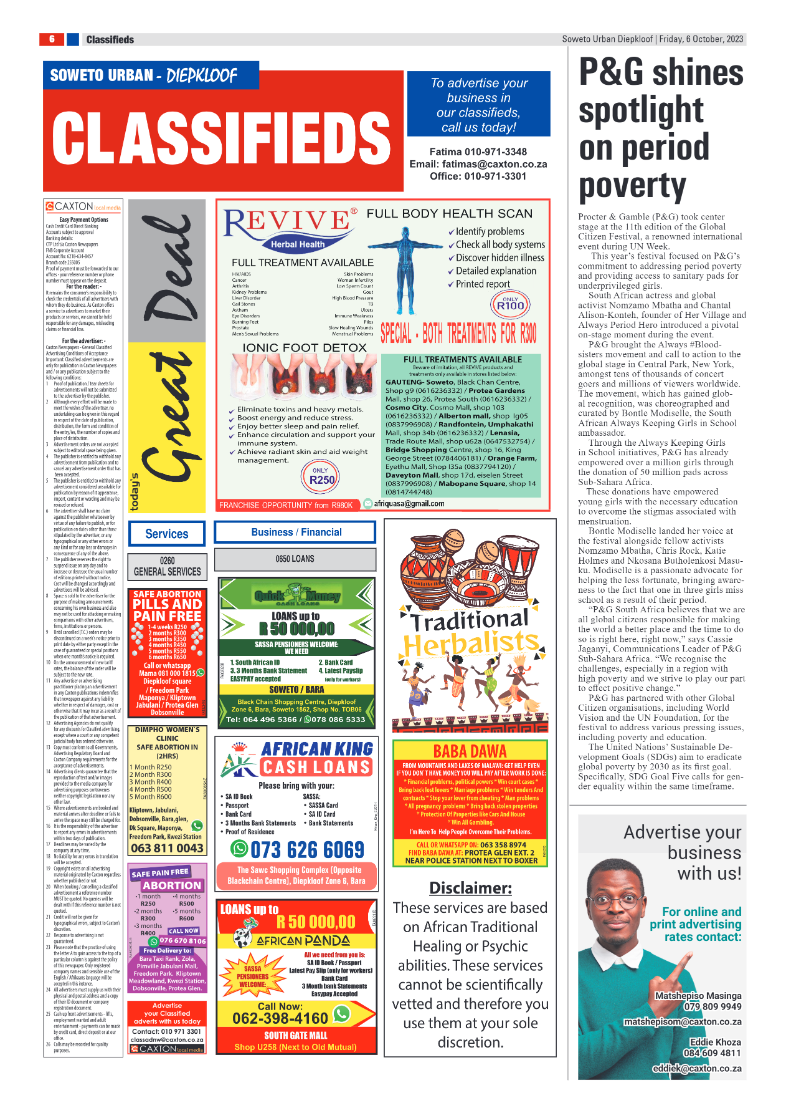 Diepkloof: 06 October 2023 page 6