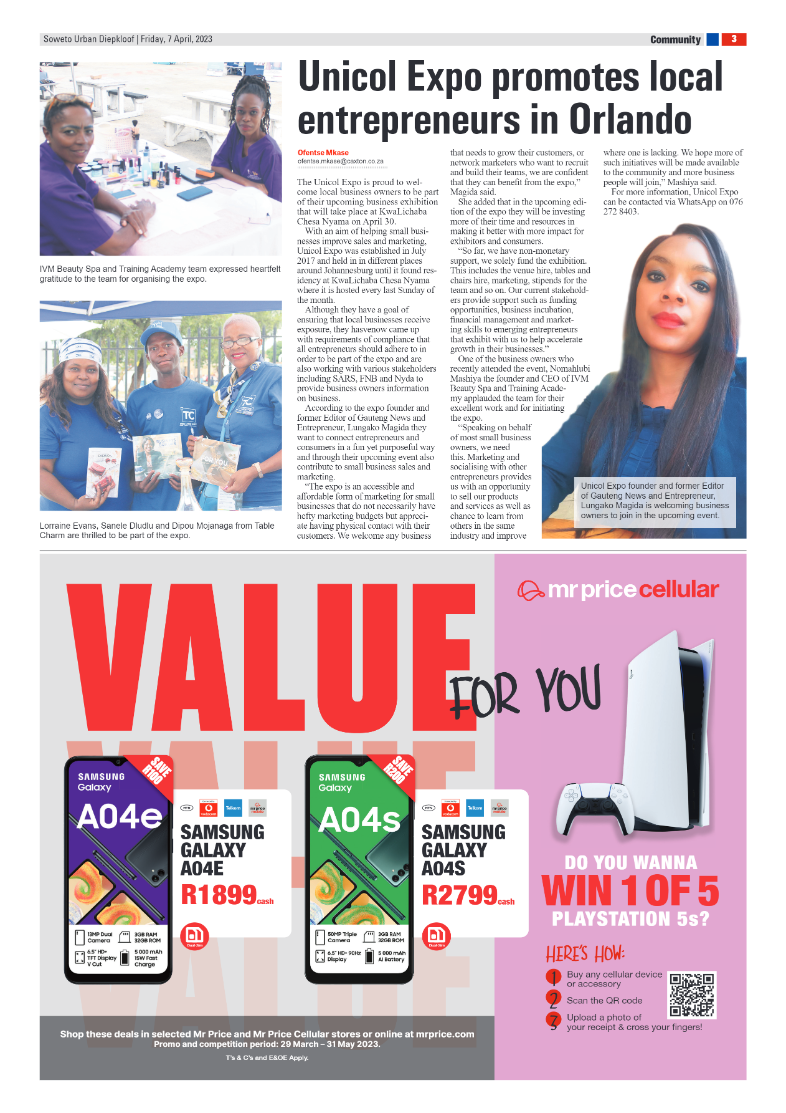 Diepkloof: 7 April 2023 page 3