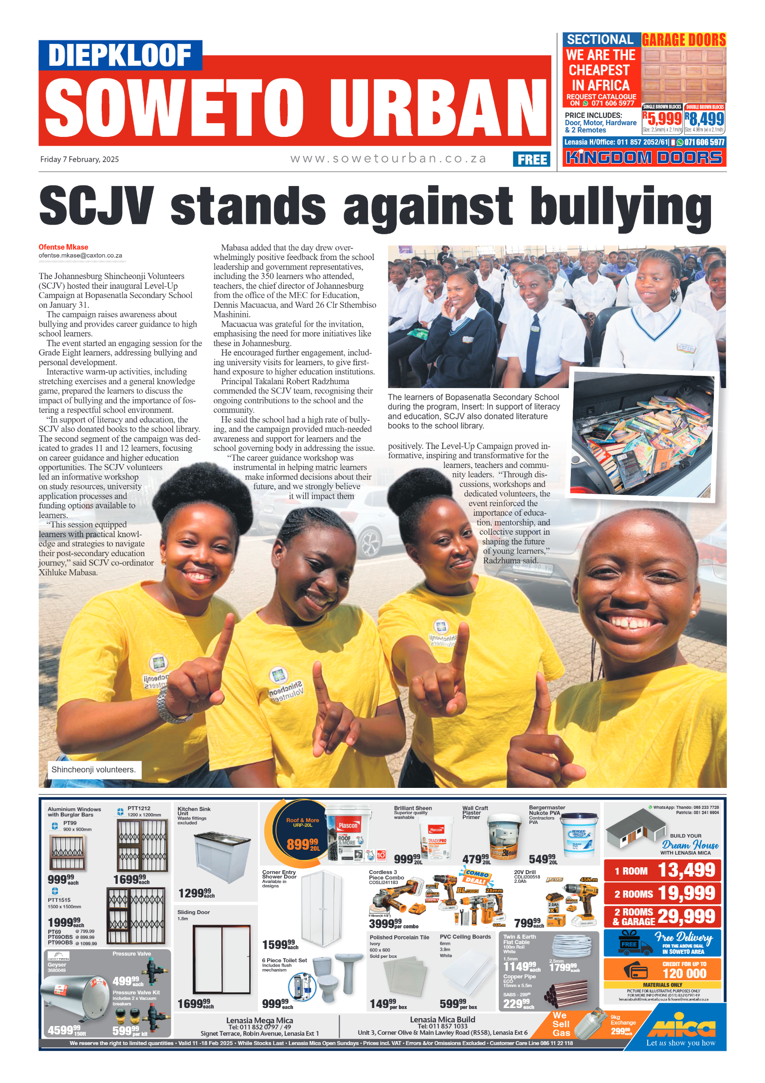 Diepkloof: 7 February 2025 page 1