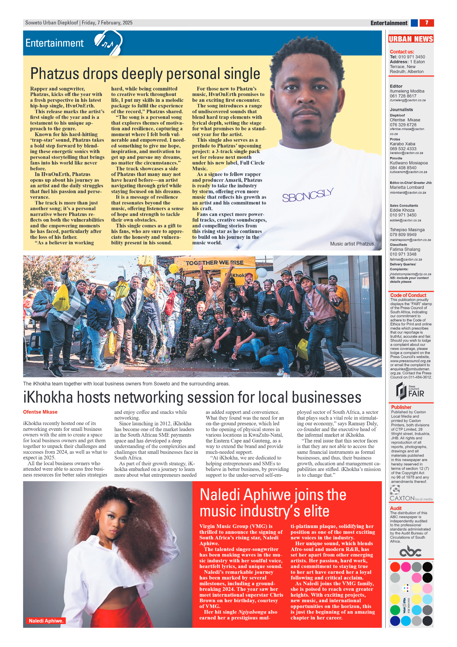Diepkloof: 7 February 2025 page 7