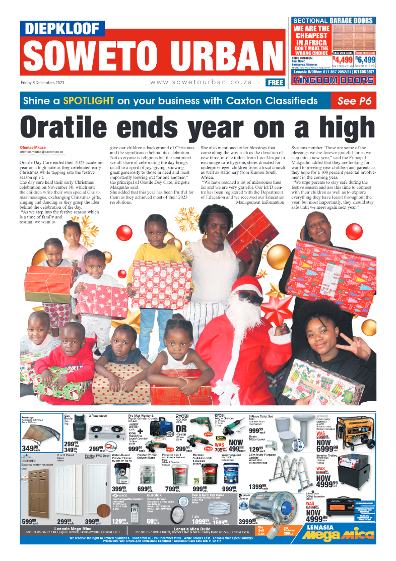 Diepkloof: 08 December 2023 page 1