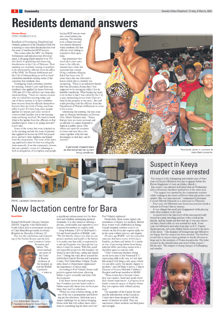 Diepkloof: 8 March 2024 page 2