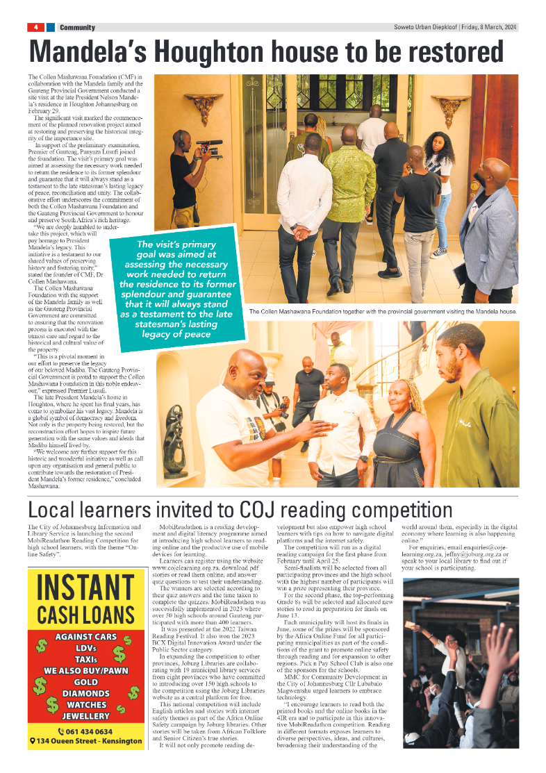 Diepkloof: 8 March 2024 page 4