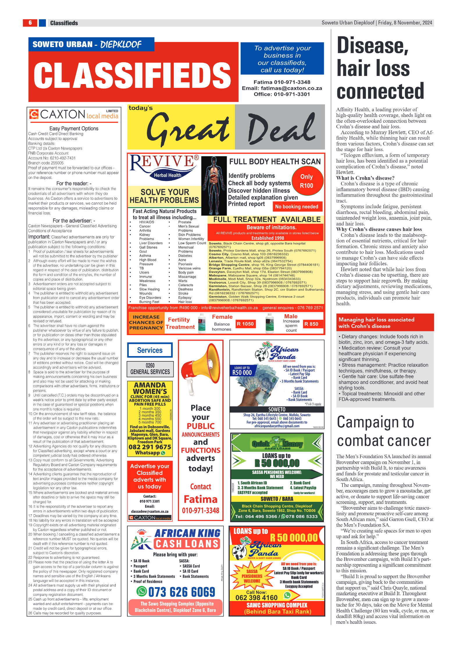Diepkloof: 08 November 2024 page 6