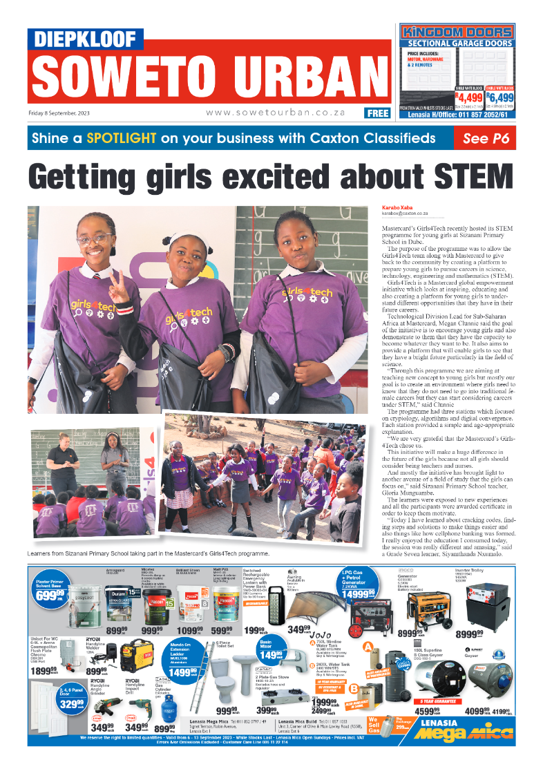 Diepkloof: 08 September 2023 page 1