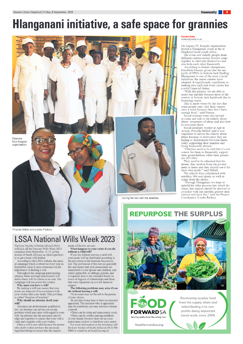 Diepkloof: 08 September 2023 page 3