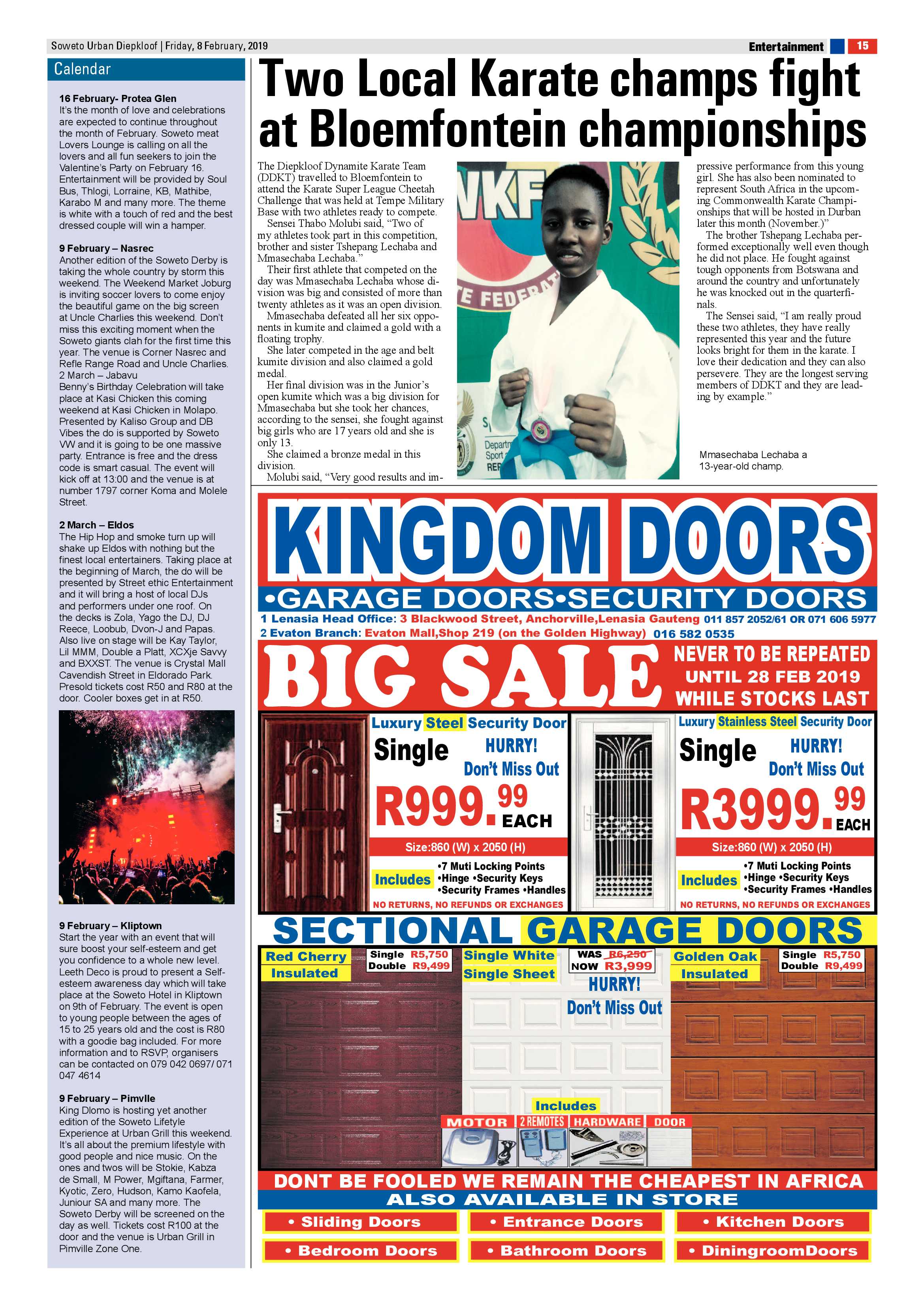 Diepkloof News – February 8, 2019 page 15