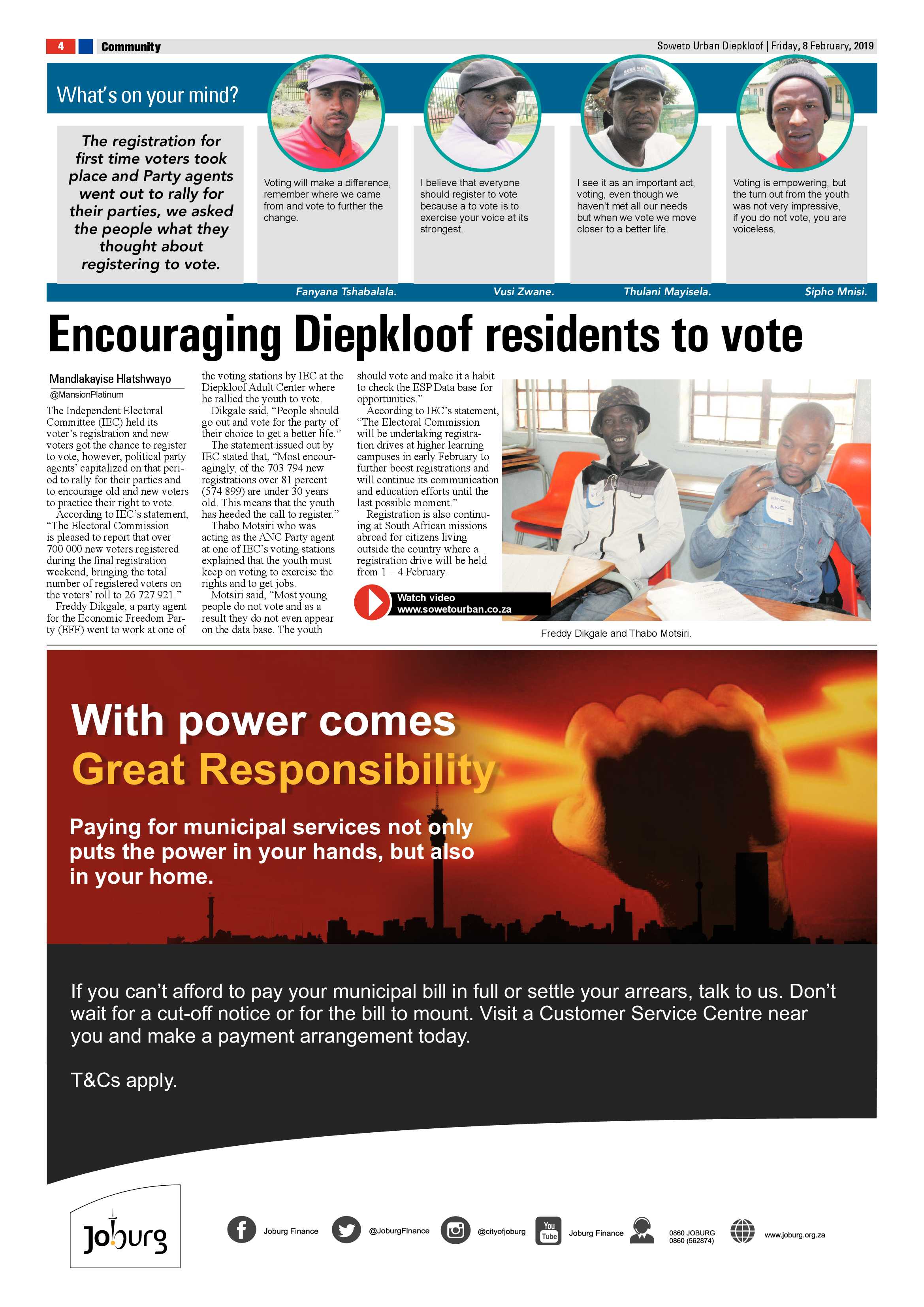Diepkloof News – February 8, 2019 page 4
