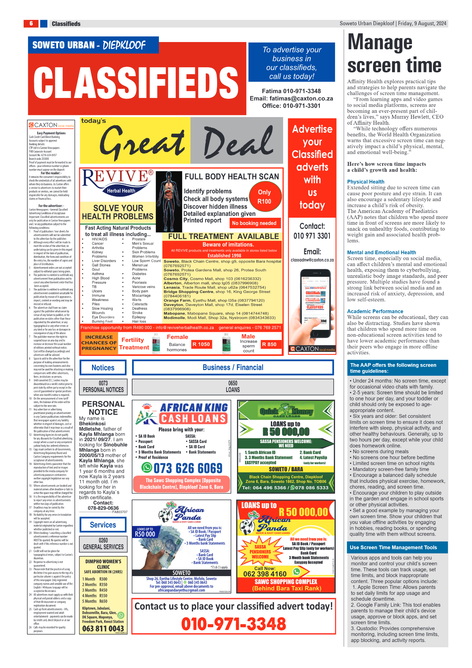 Diepkloof: 09 August 2024 page 6