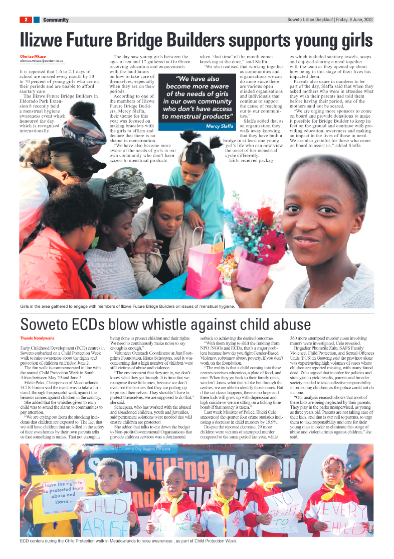 Diepkloof: 09 June 2023 page 2