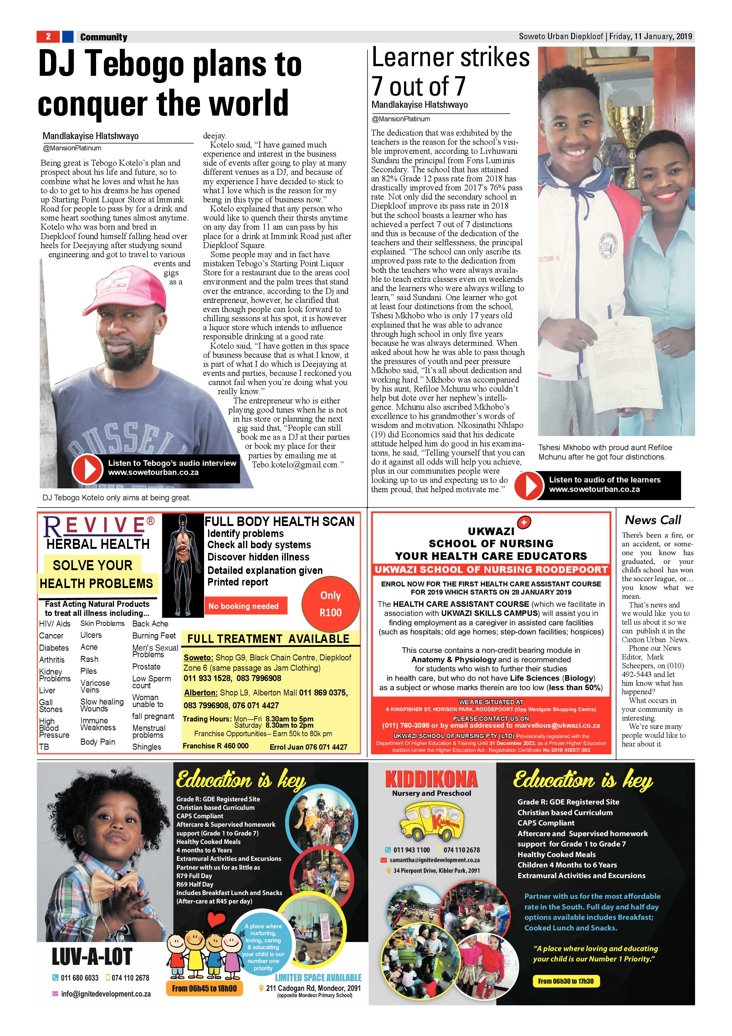 Jan 11 – Diepkloof News page 2