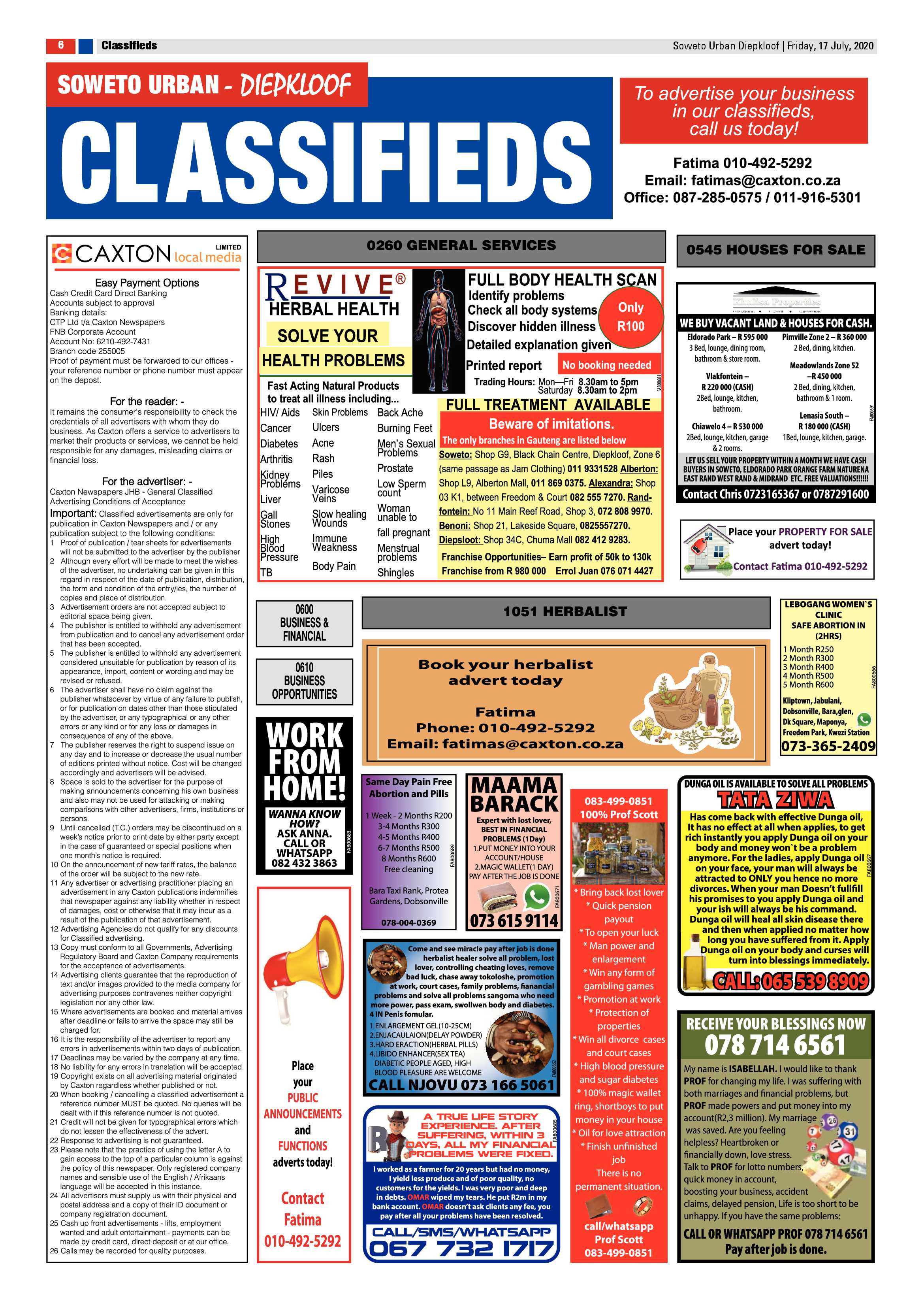 Diepkloof July 29, 2020 page 6