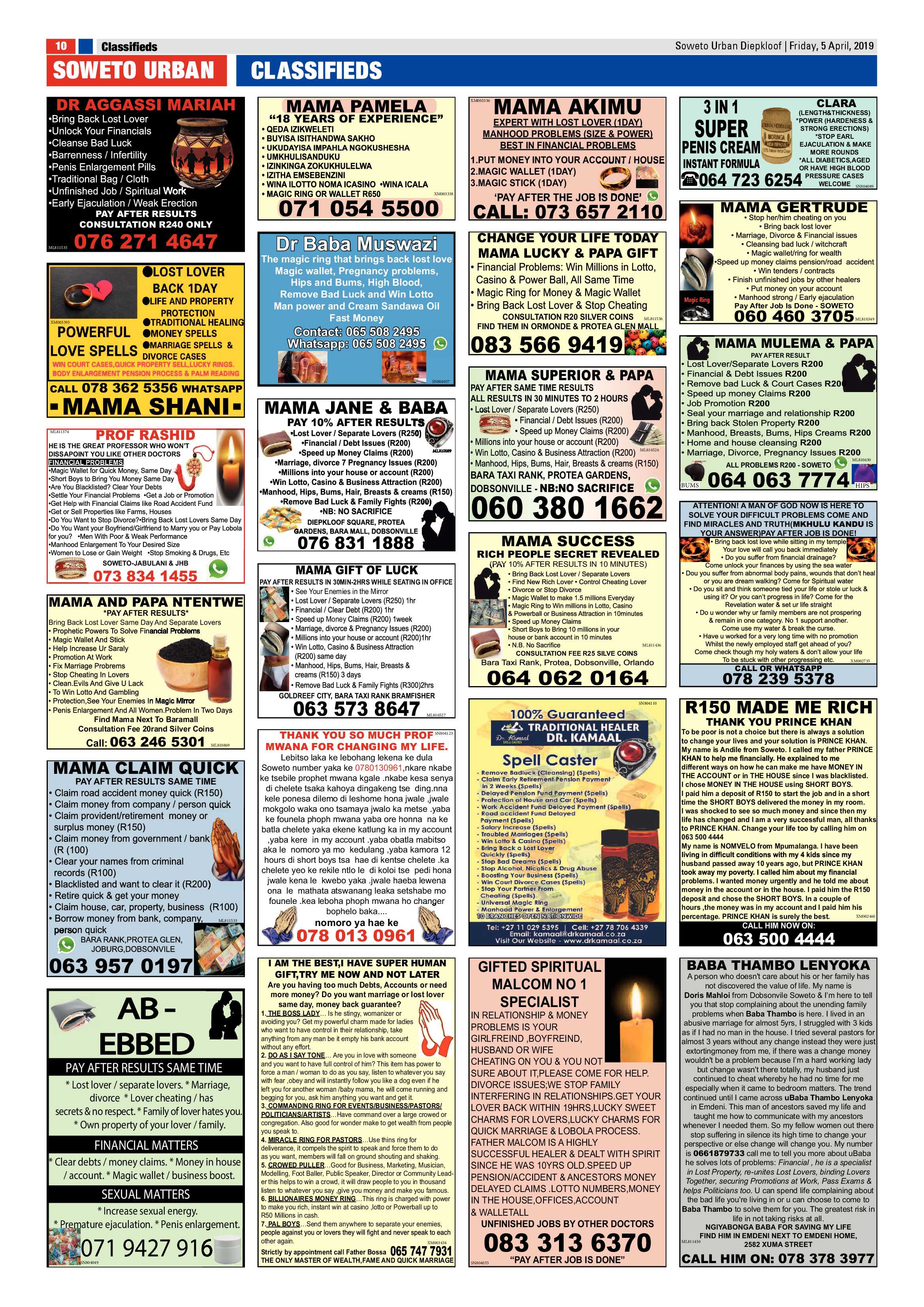 Diepkloof News – April 5 , 2019 page 10