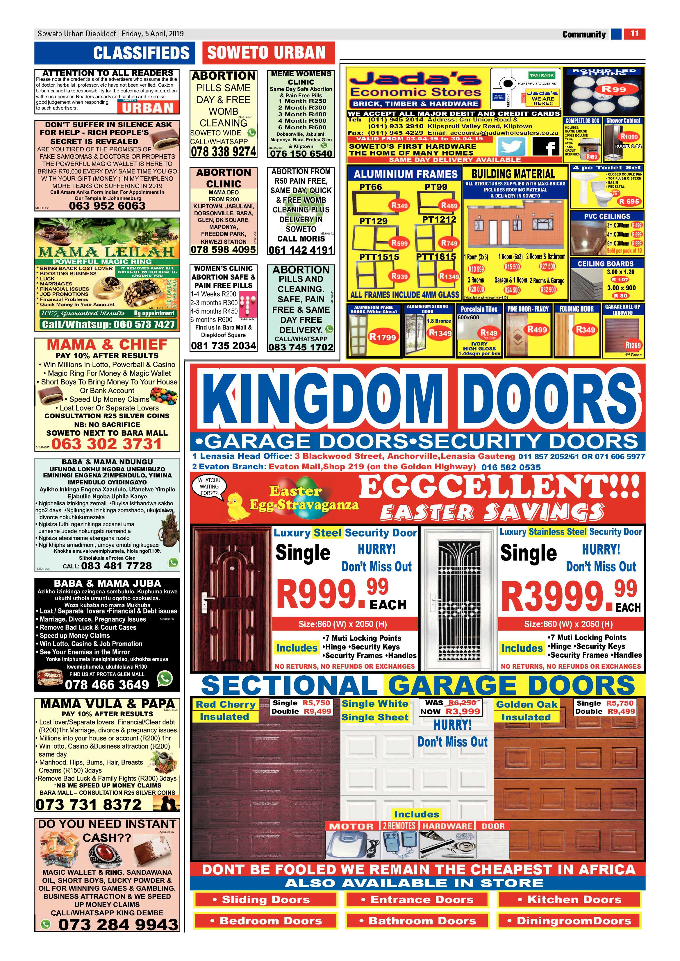 Diepkloof News – April 5 , 2019 page 11