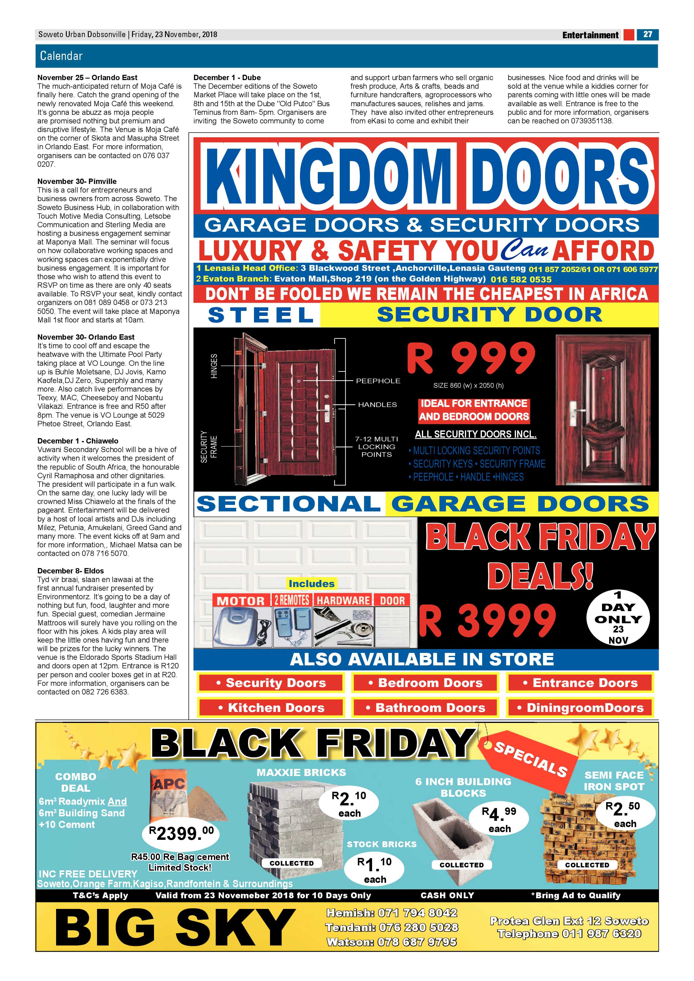 Dobsonville – November 23, 2018 issue page 27
