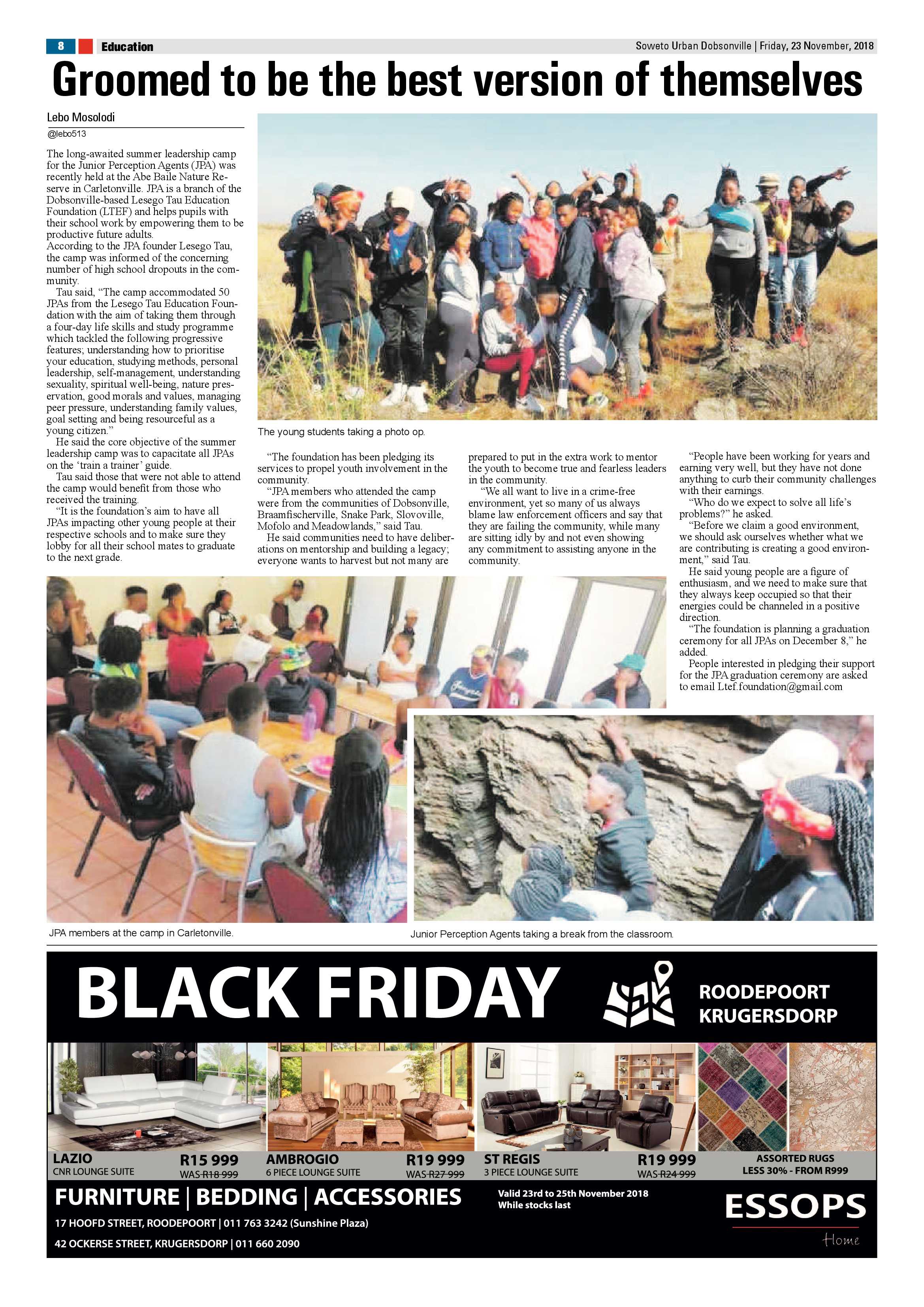 Dobsonville – November 23, 2018 issue page 8