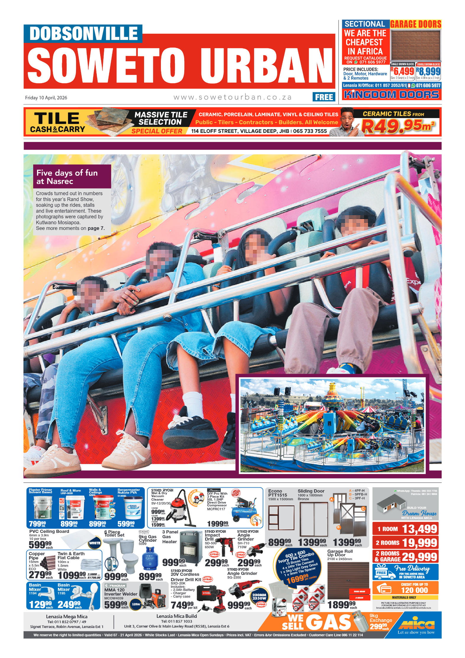 Dobsonville: 10 April 2026 page 1