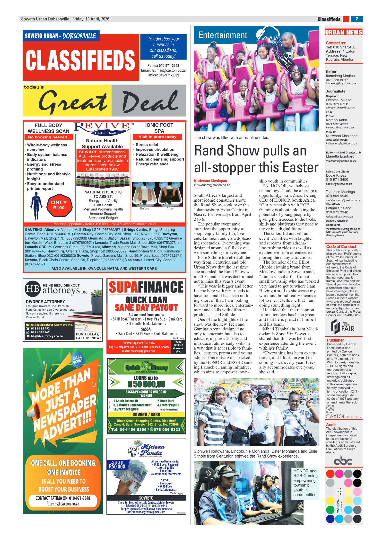 Dobsonville: 10 April 2026 page 7