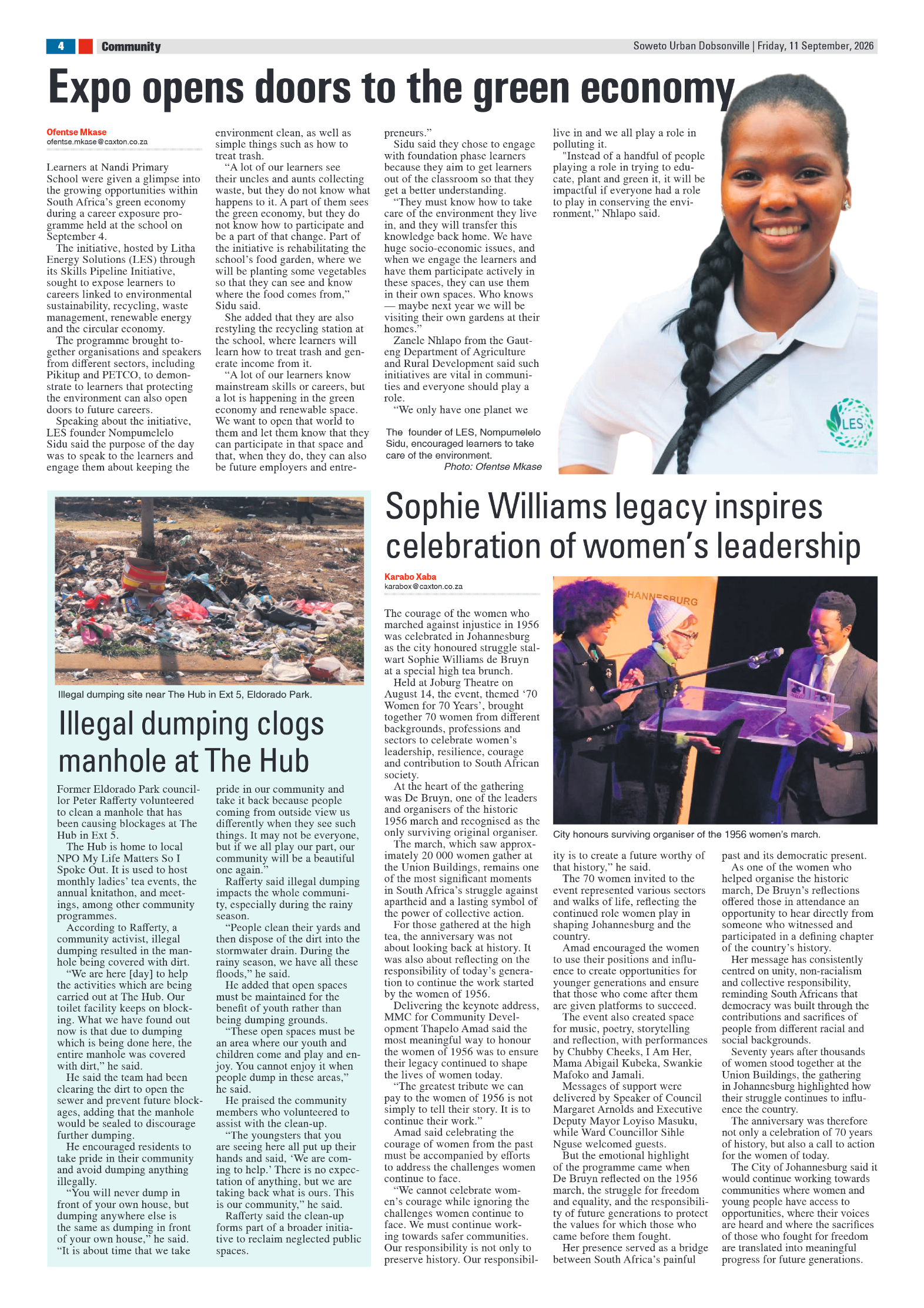 Dobsonville 11 September 2026 page 4
