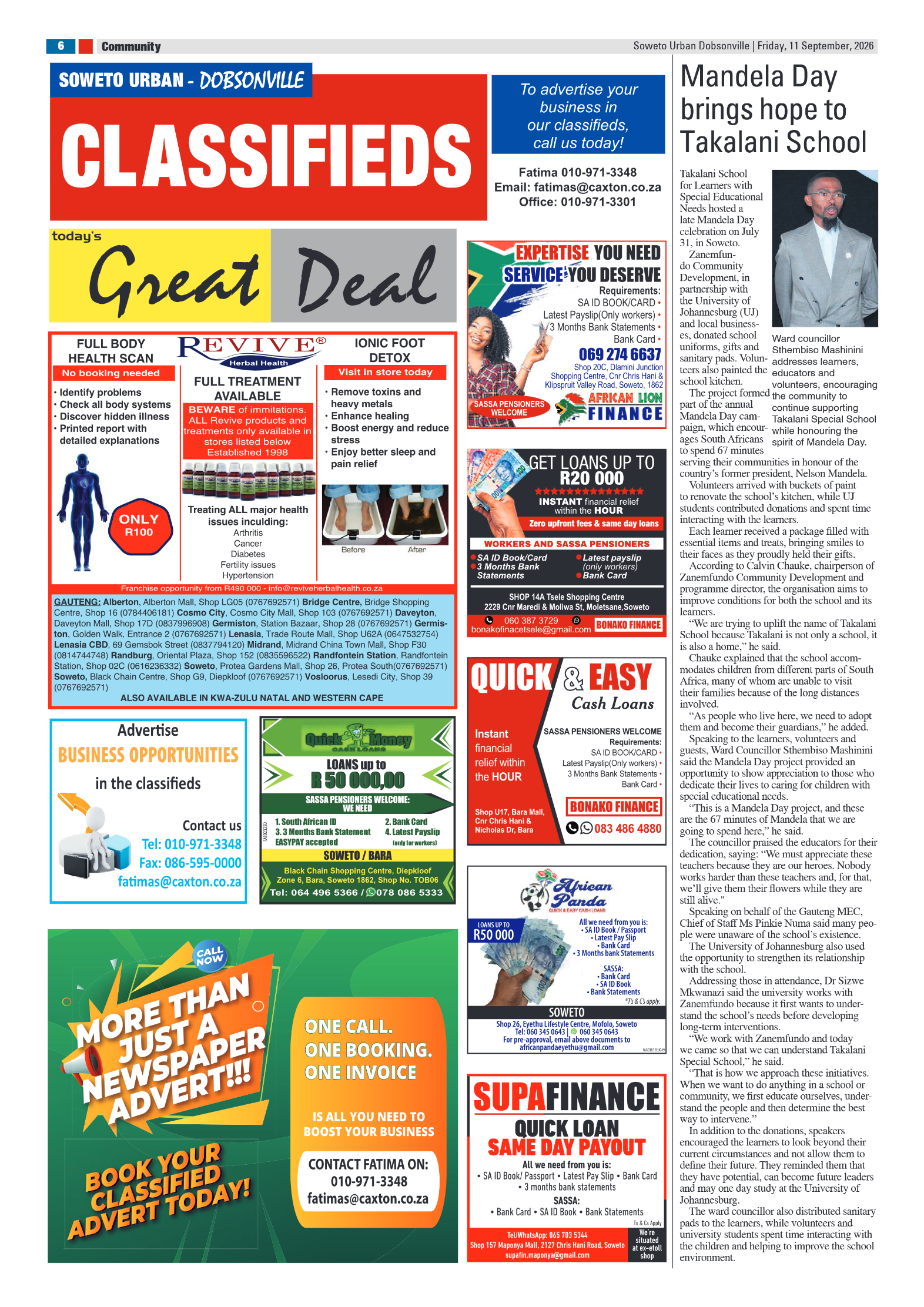 Dobsonville 11 September 2026 page 6