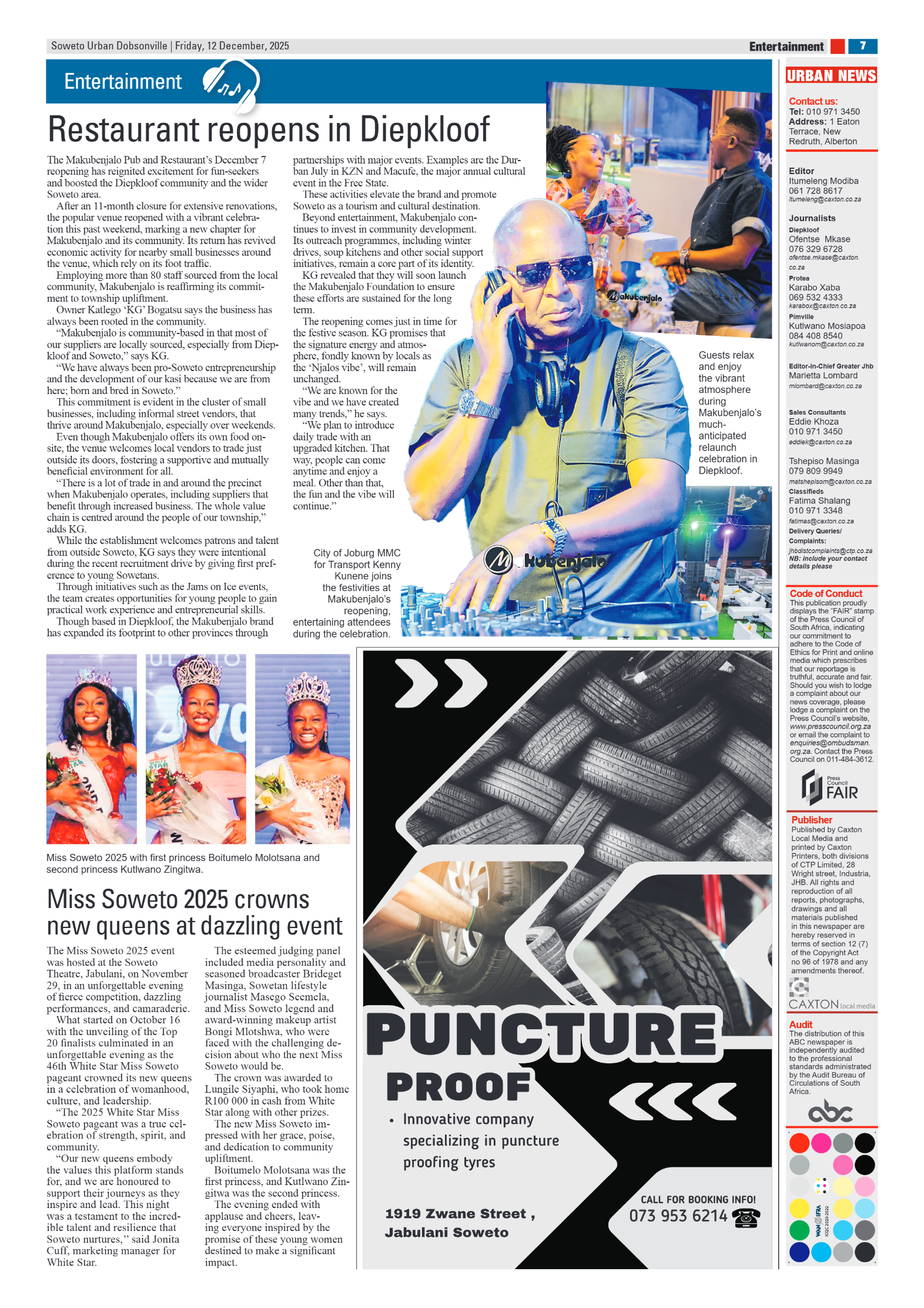 Dobsonville: 12 December 2025 page 7