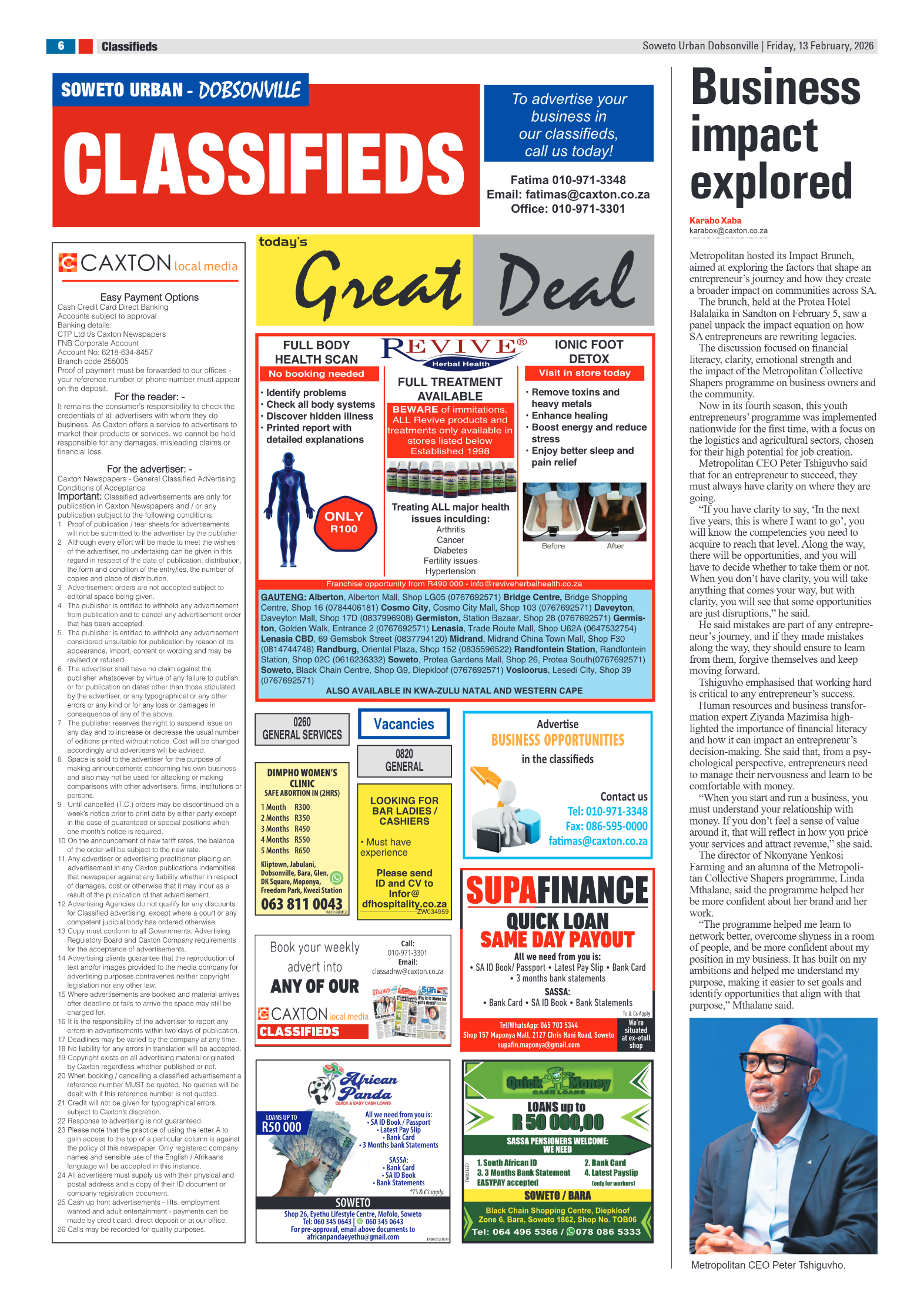 Dobsonville: 13 February 2026 page 6