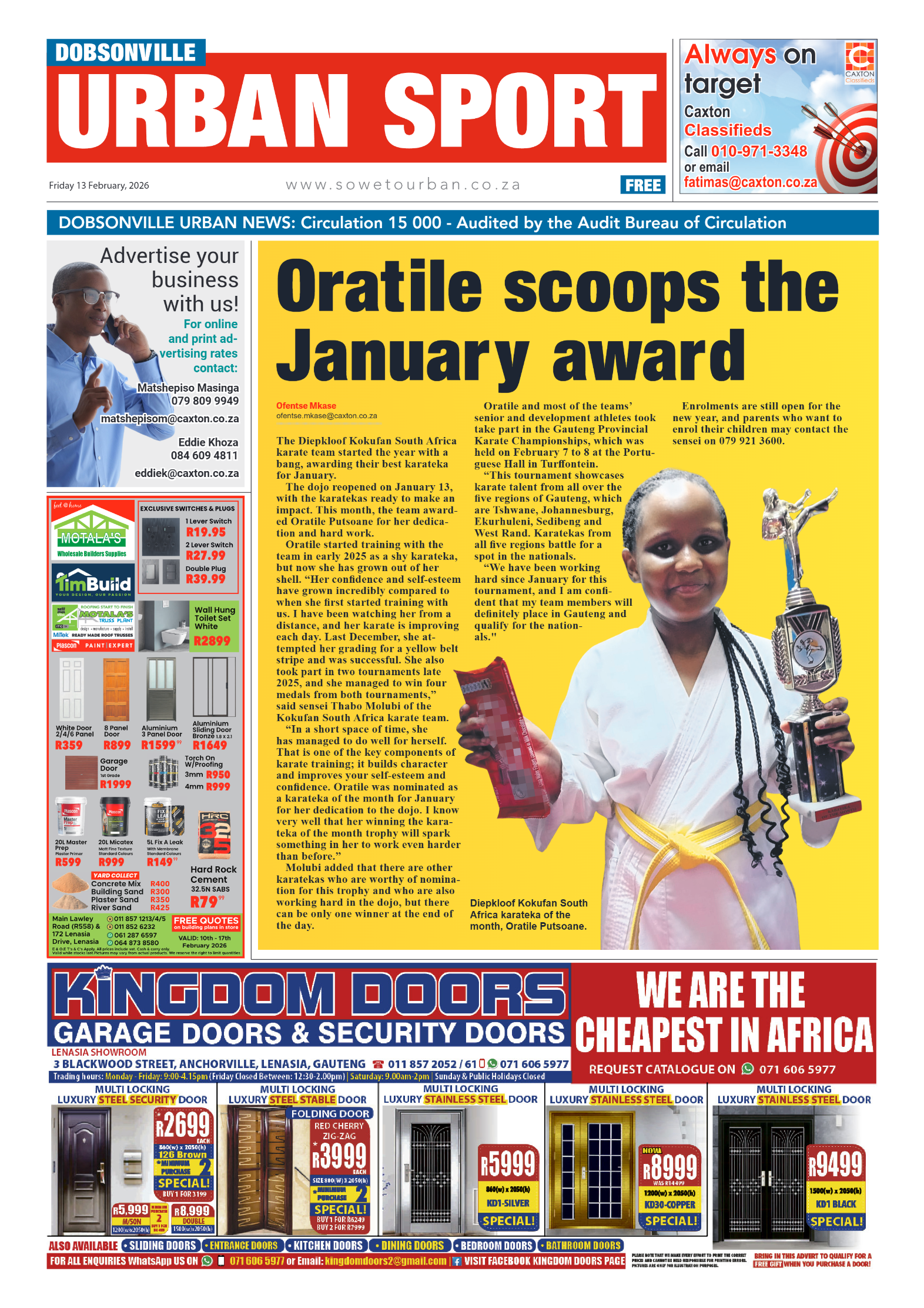 Dobsonville: 13 February 2026 page 8