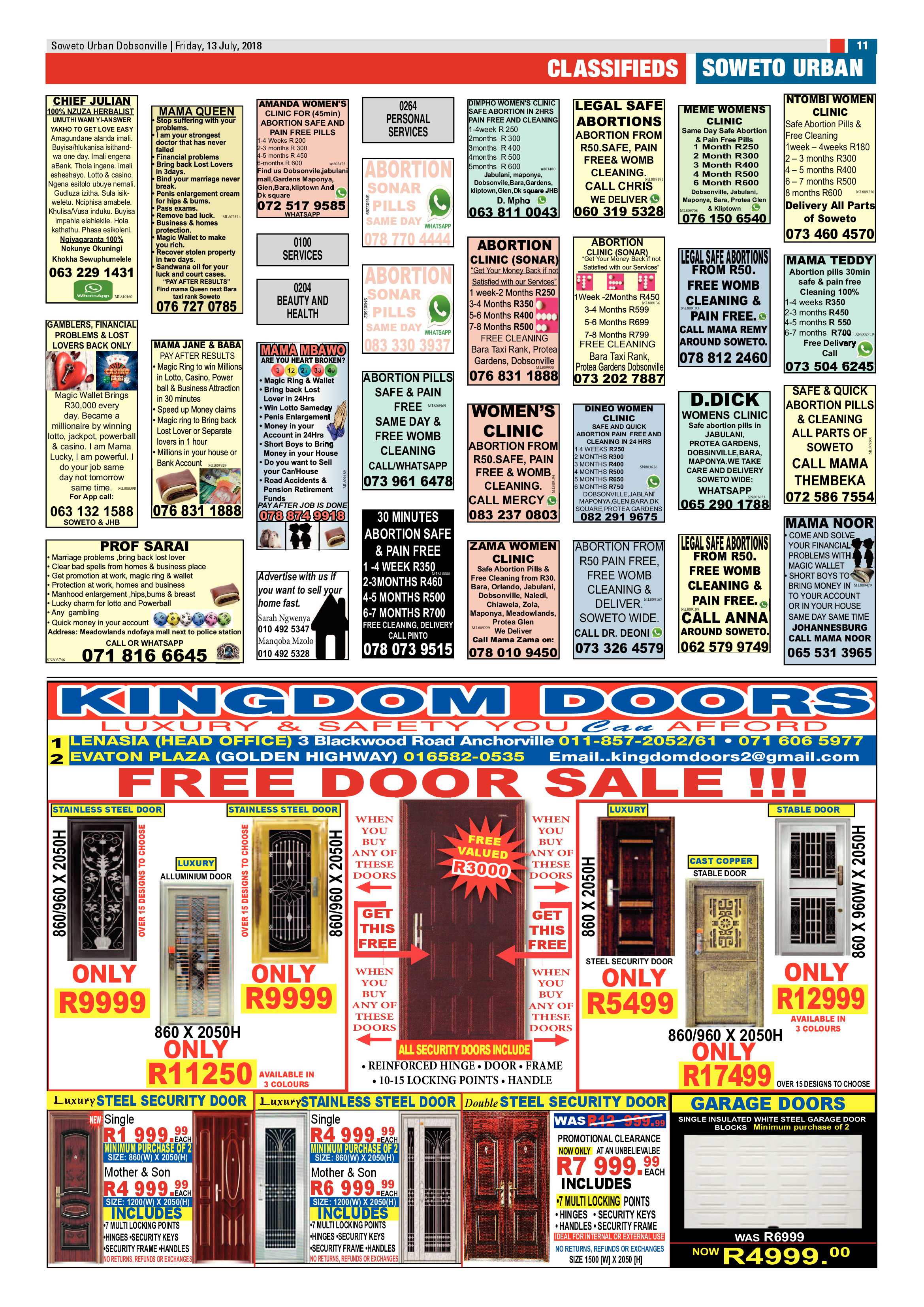 Dobsonville – July 13, 2018 issue page 11