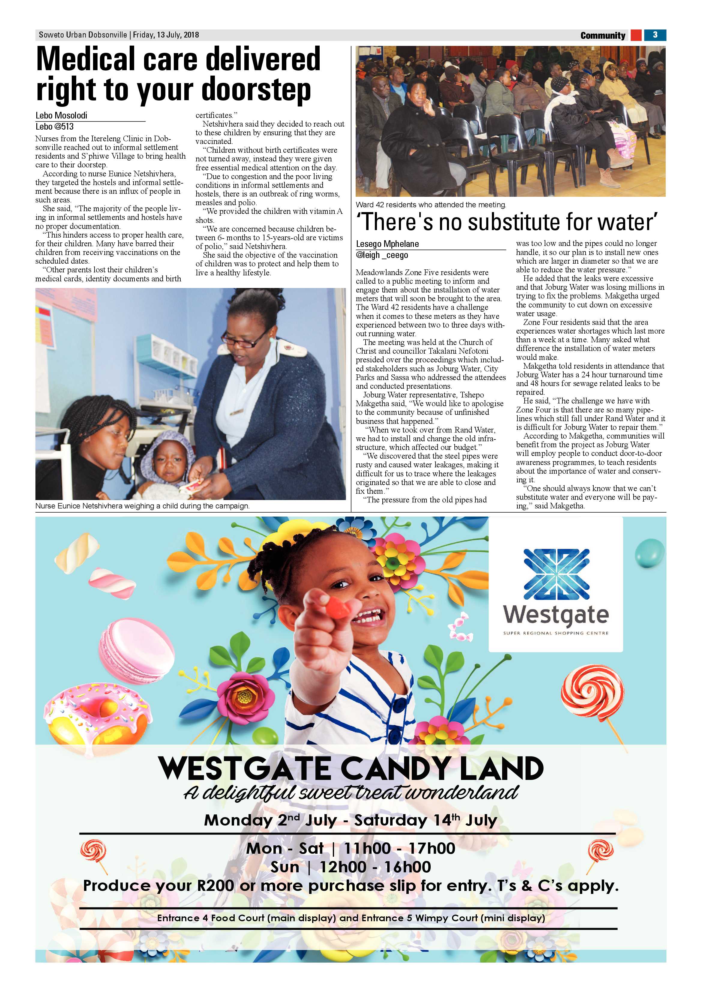 Dobsonville – July 13, 2018 issue page 3