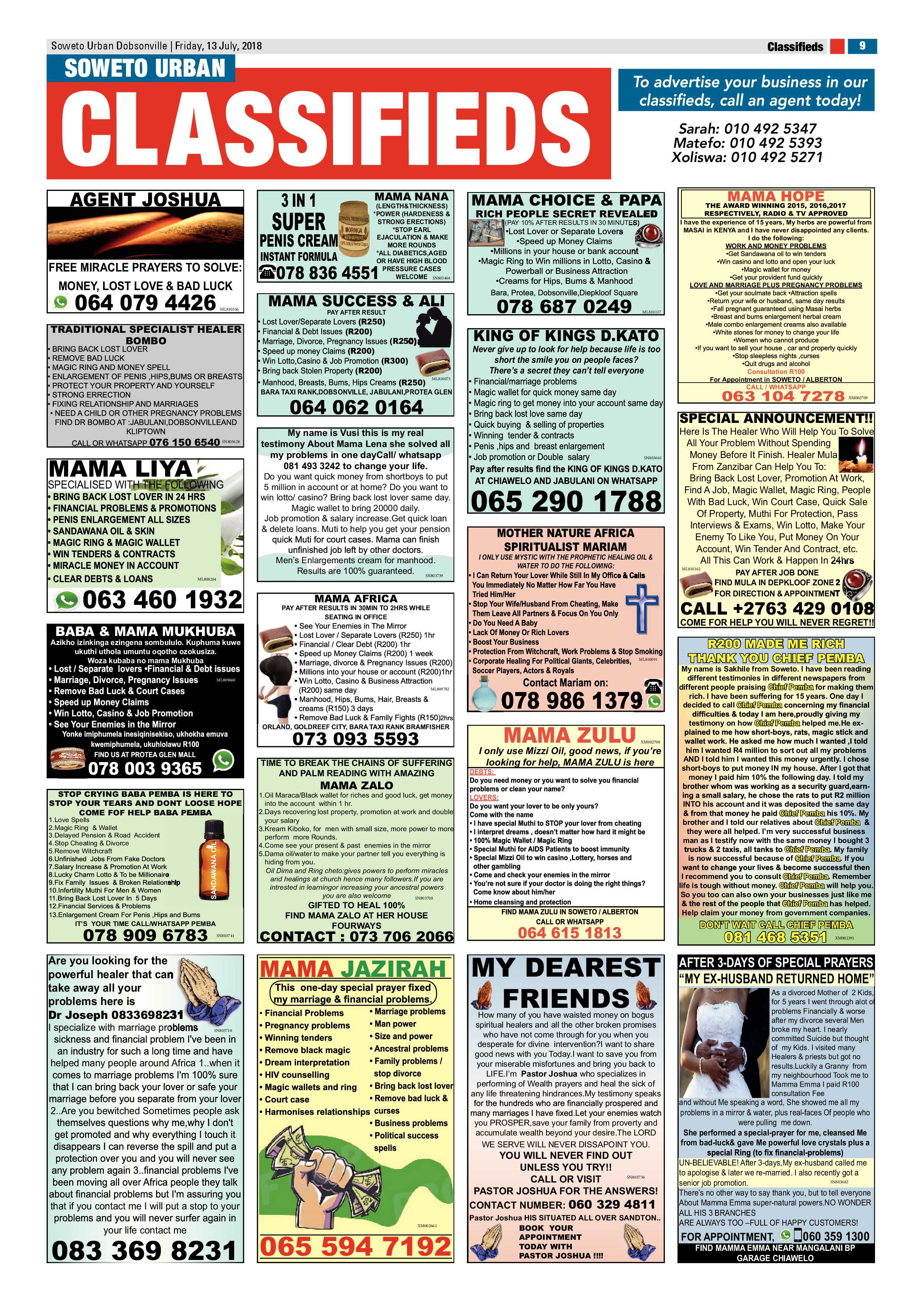 Dobsonville – July 13, 2018 issue page 9