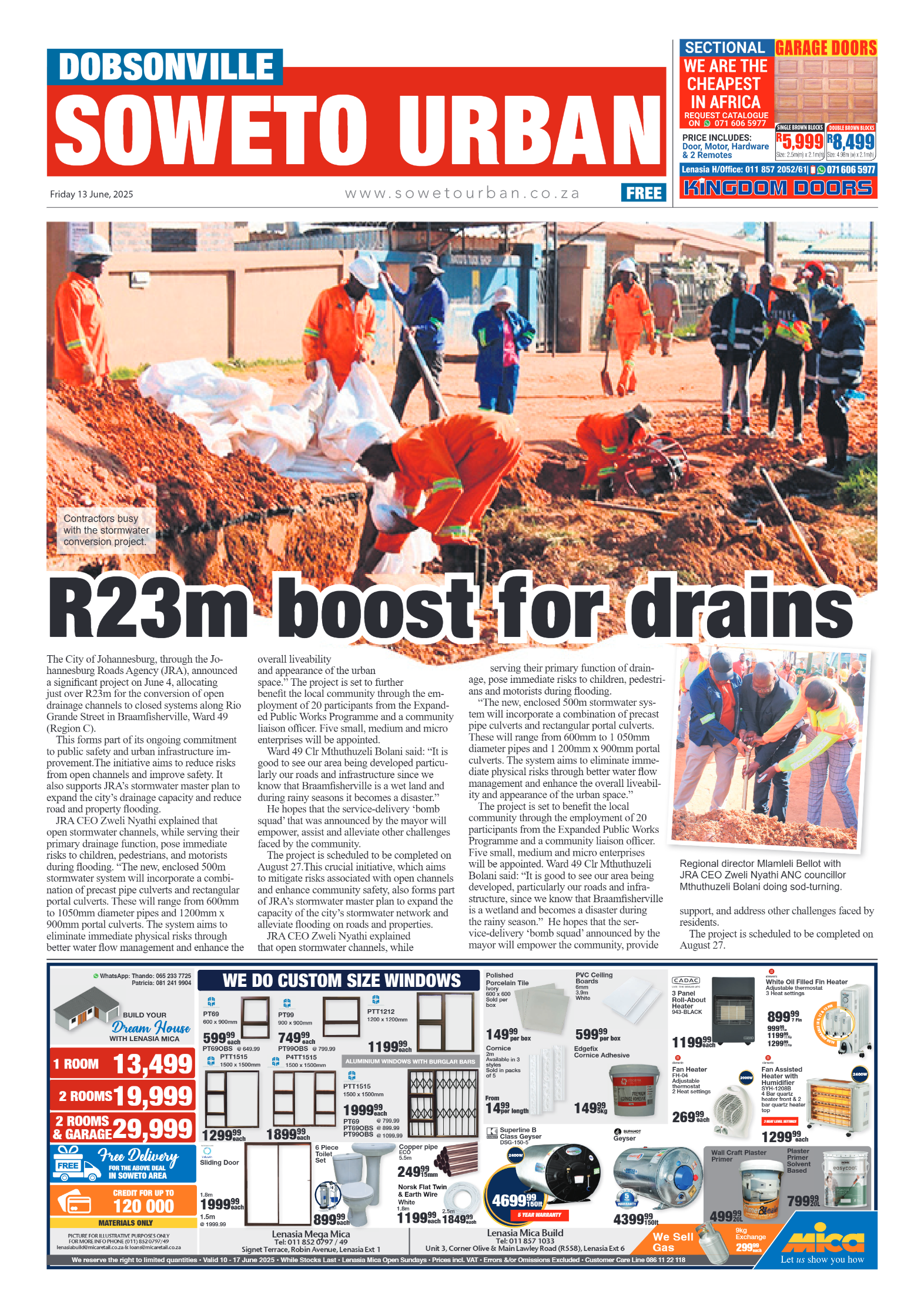 Dobsonville: 13 June 2025 page 1