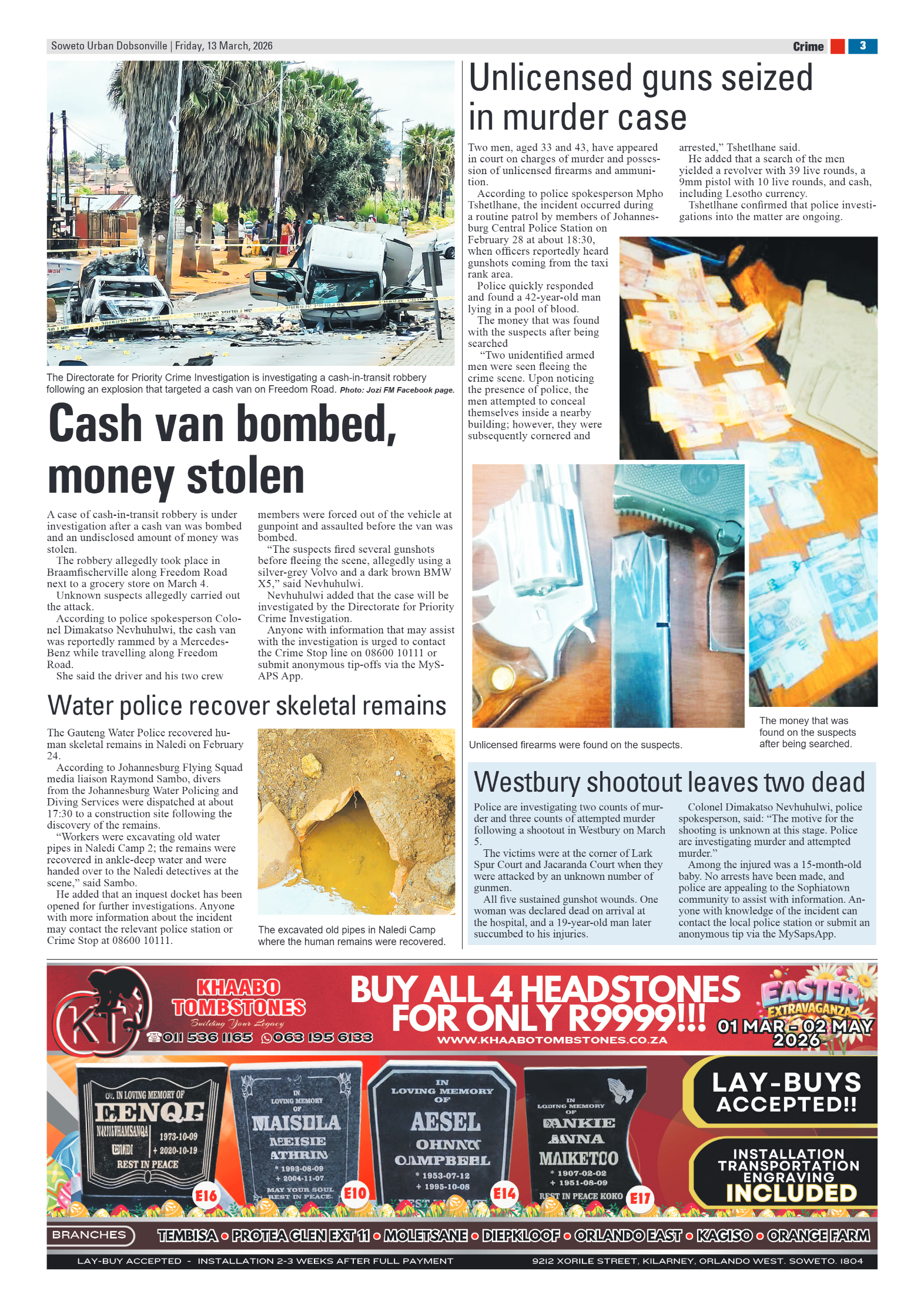 Dobsonville: 13 March 2026 page 3