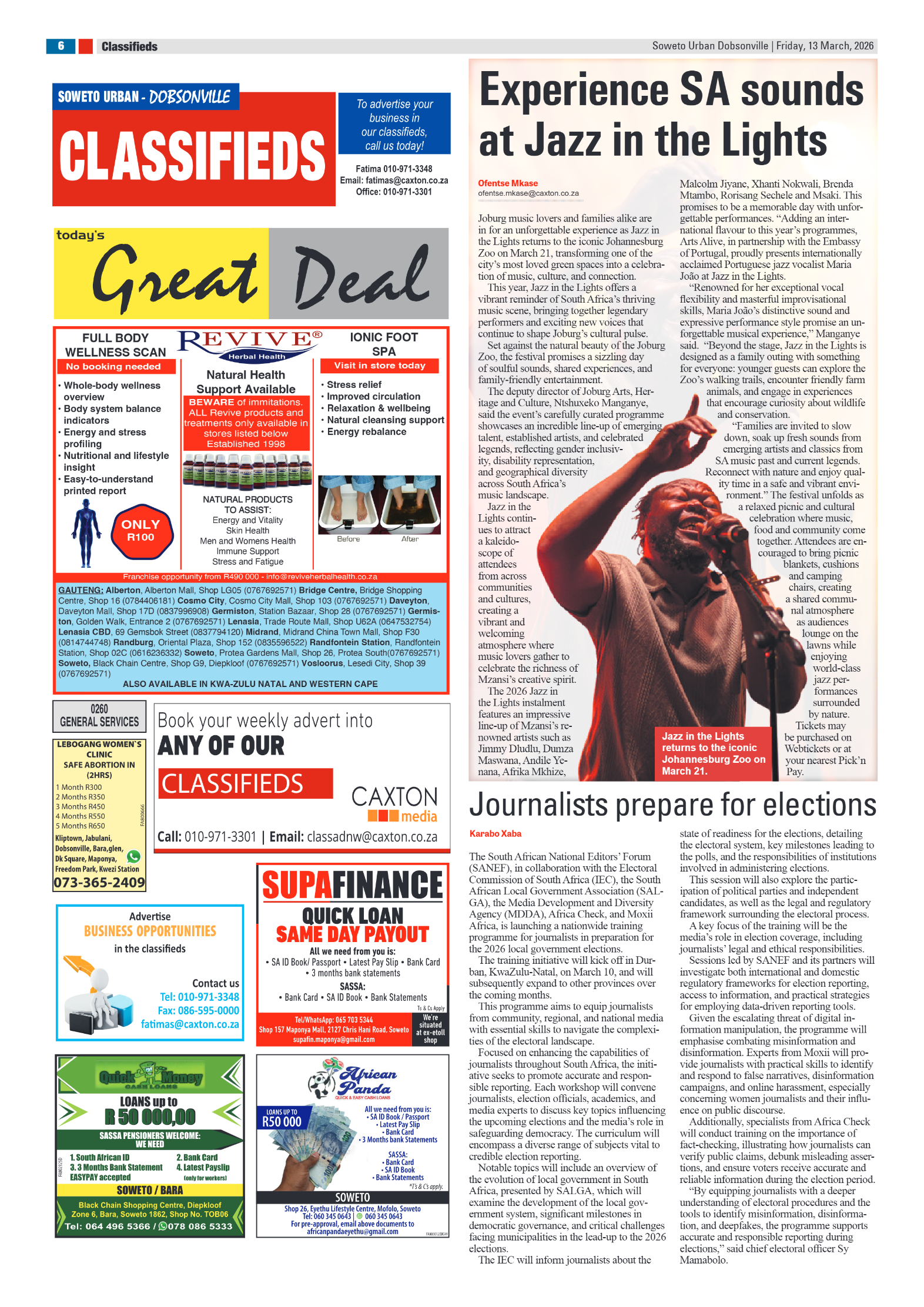 Dobsonville: 13 March 2026 page 6