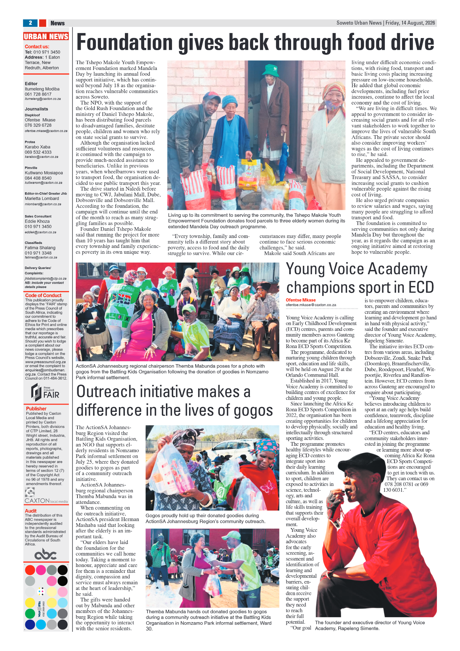 Dobsonville 14 August 2026 page 2
