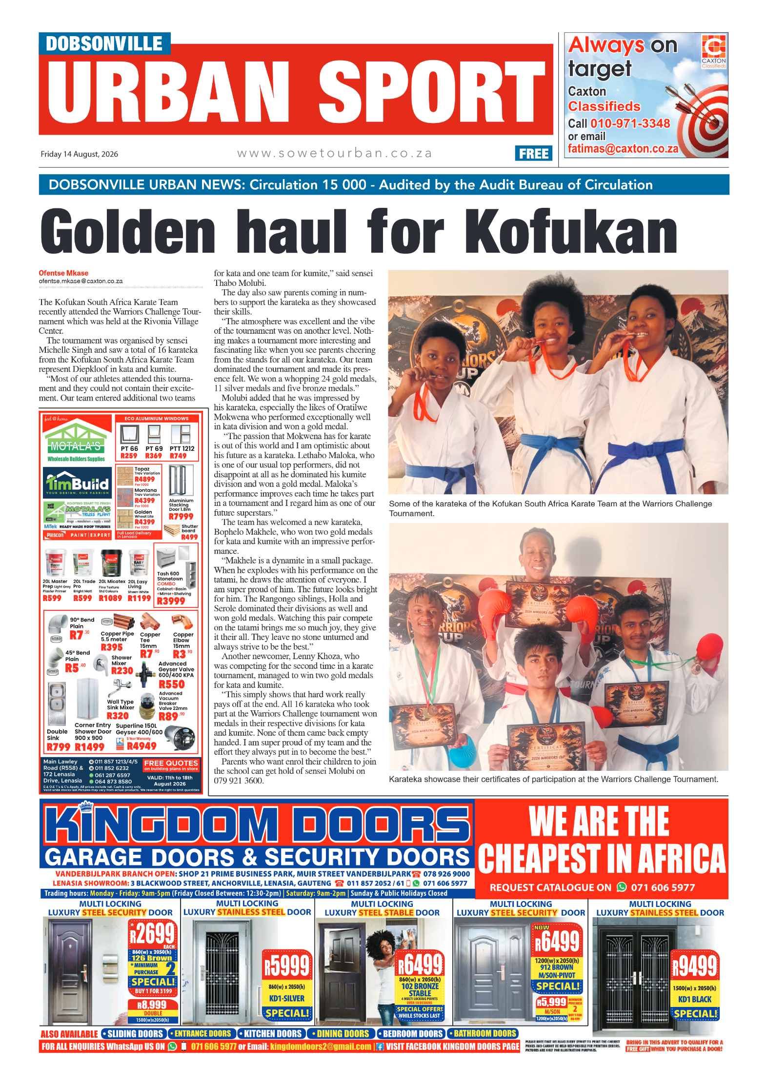 Dobsonville 14 August 2026 page 8