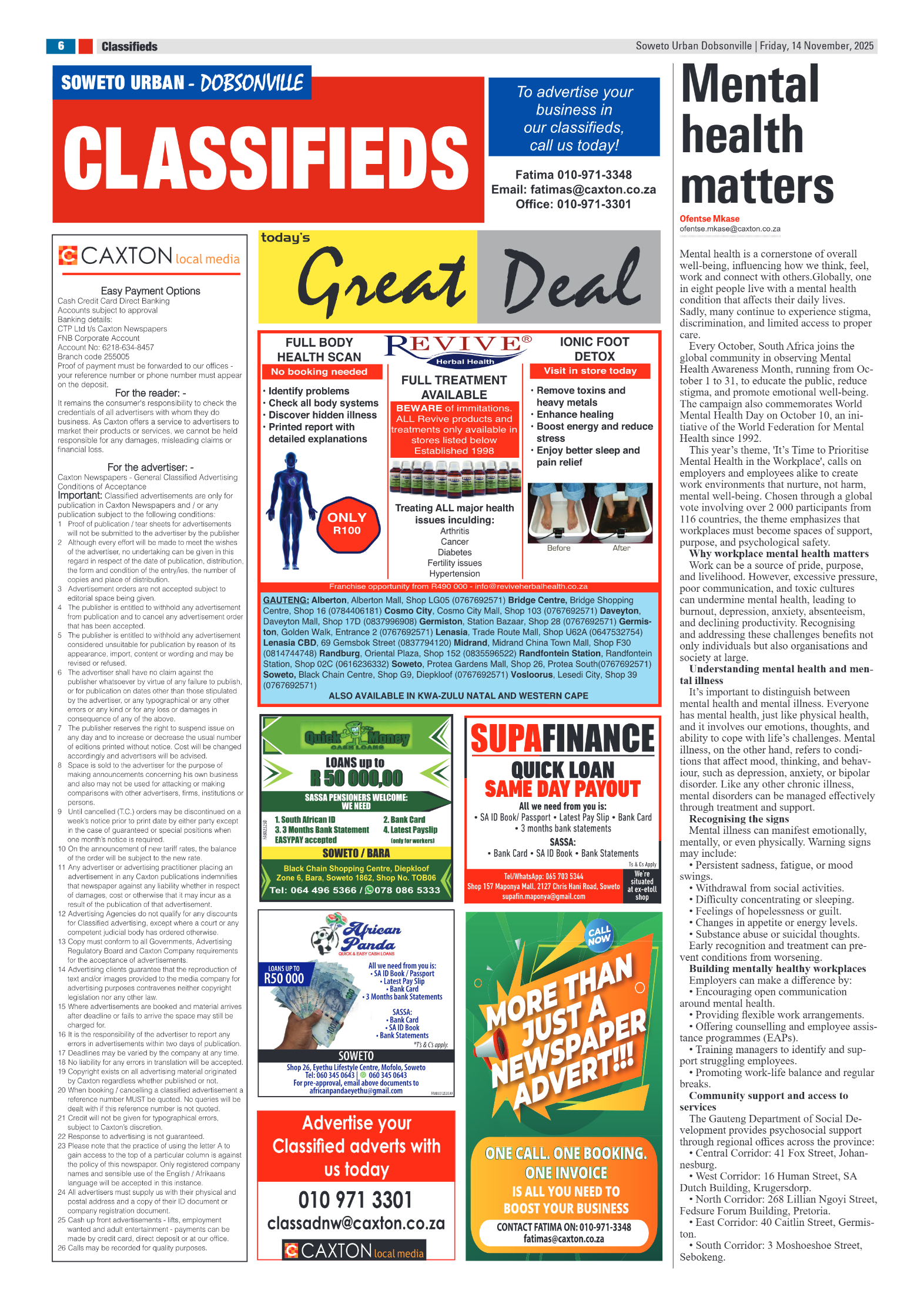 Dobsonville: 14 November 2025 page 6