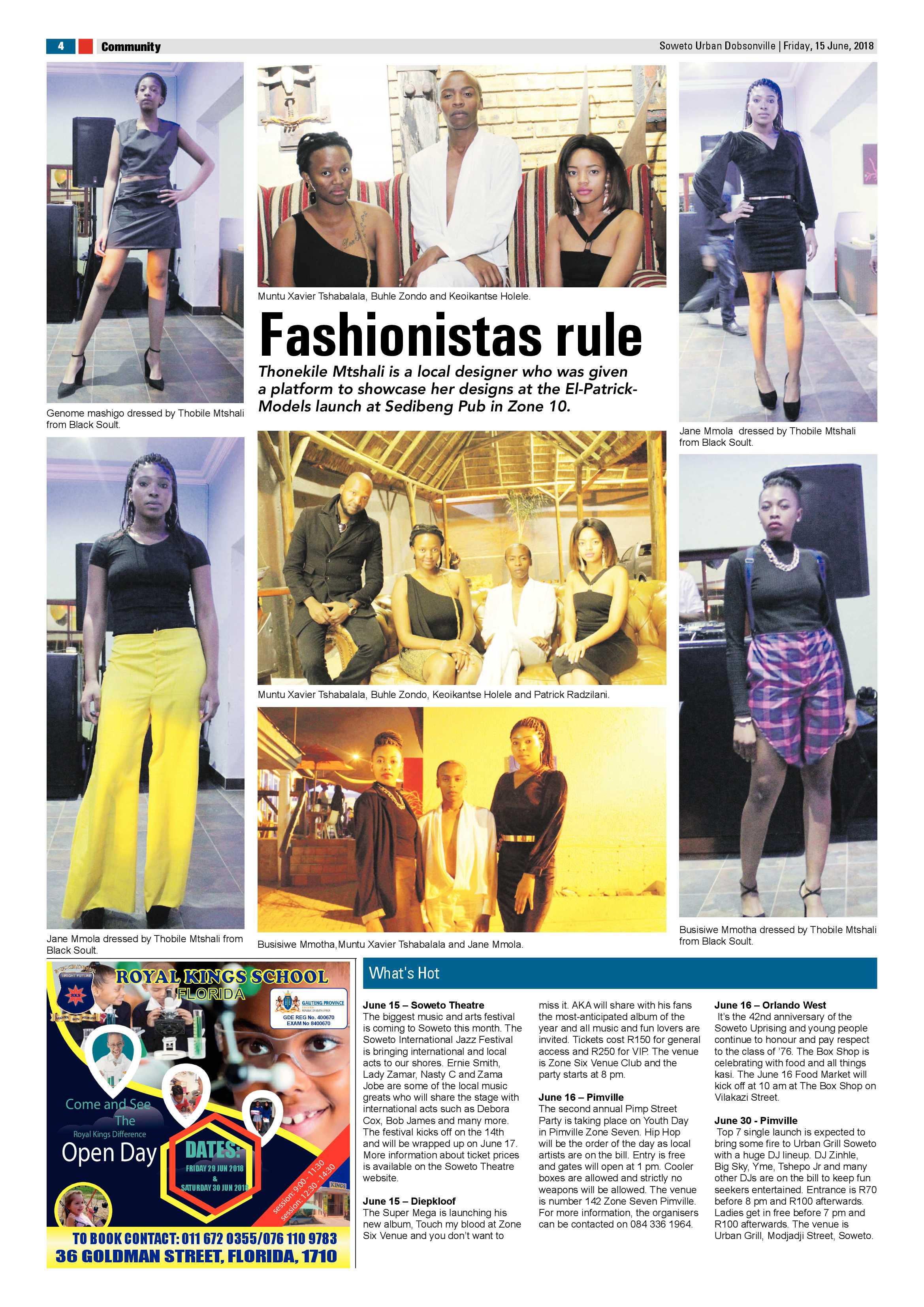 Dobsonville– June 15, 2018 issue page 4