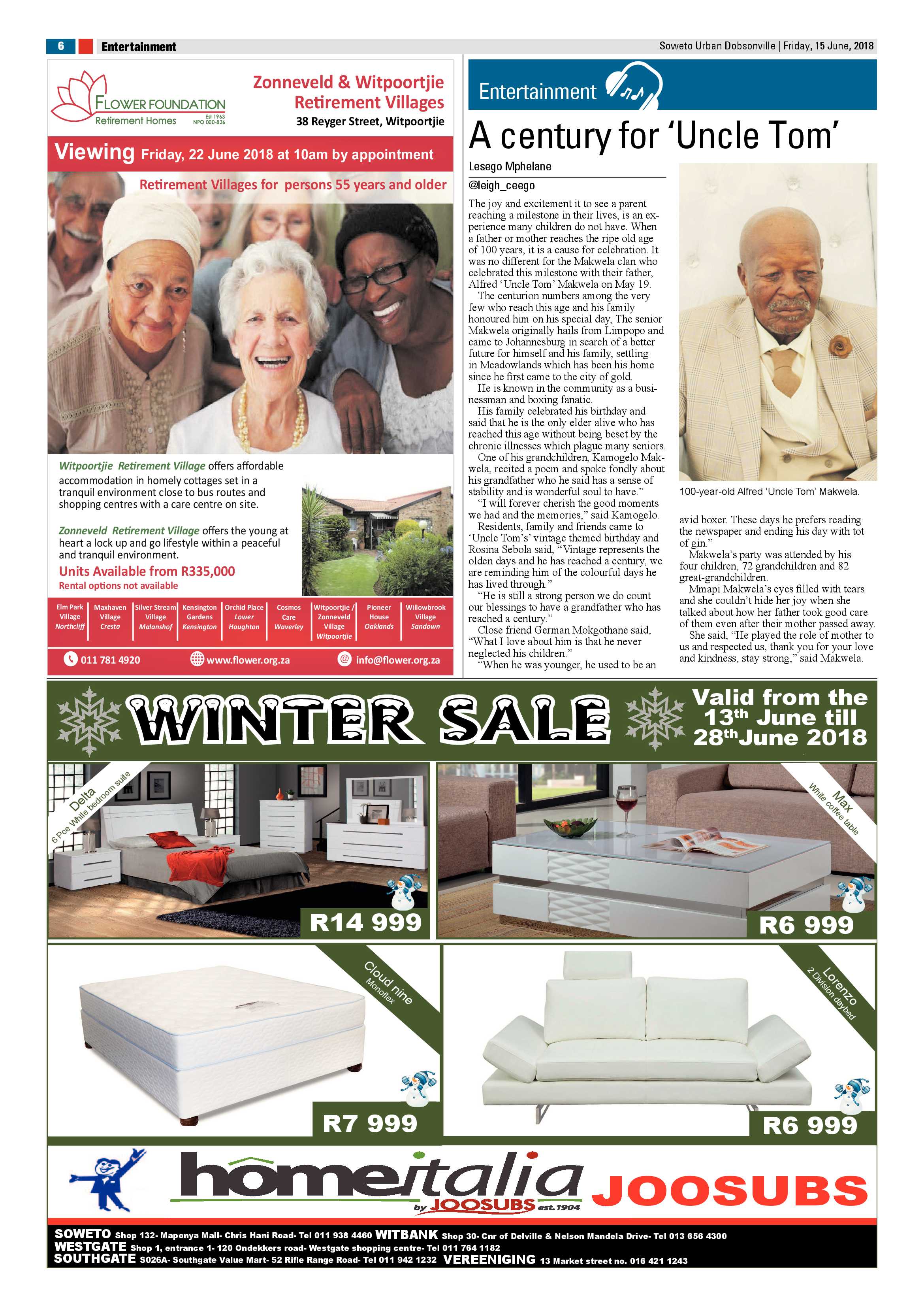 Dobsonville– June 15, 2018 issue page 6