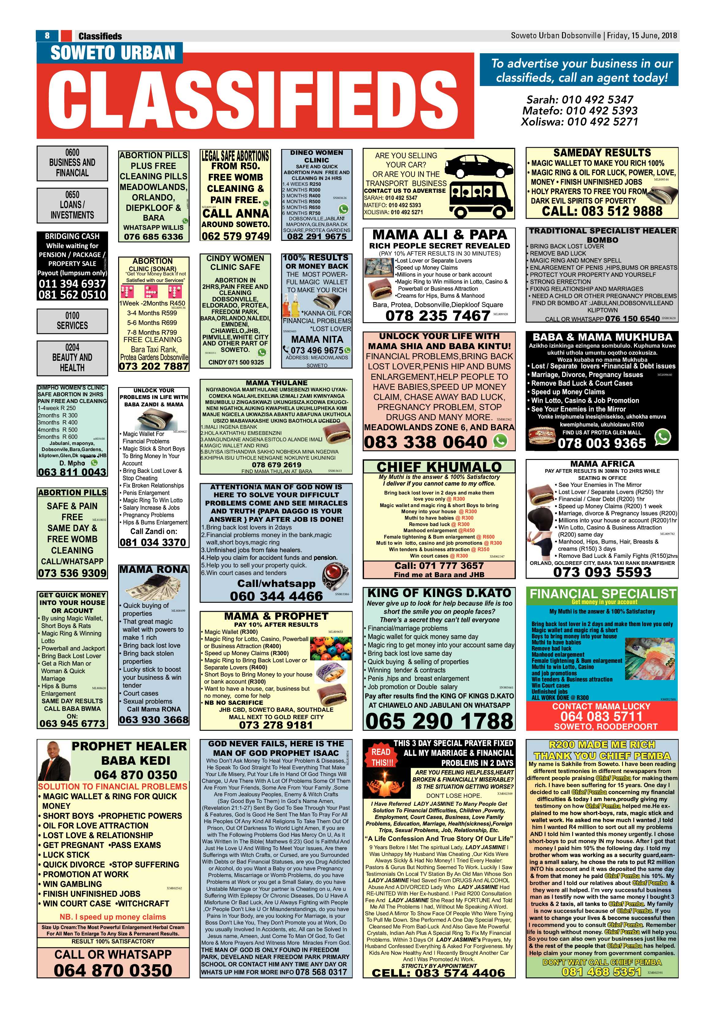 Dobsonville– June 15, 2018 issue page 8