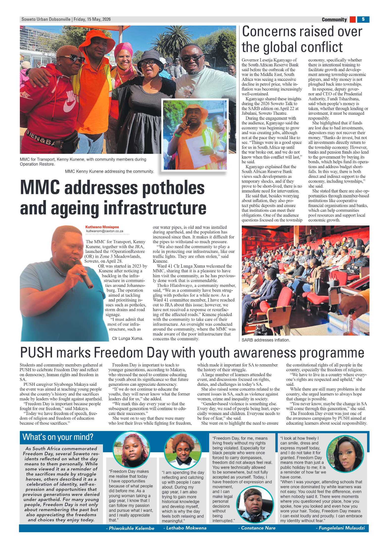 Dobsonville: 15 May 2026 page 5