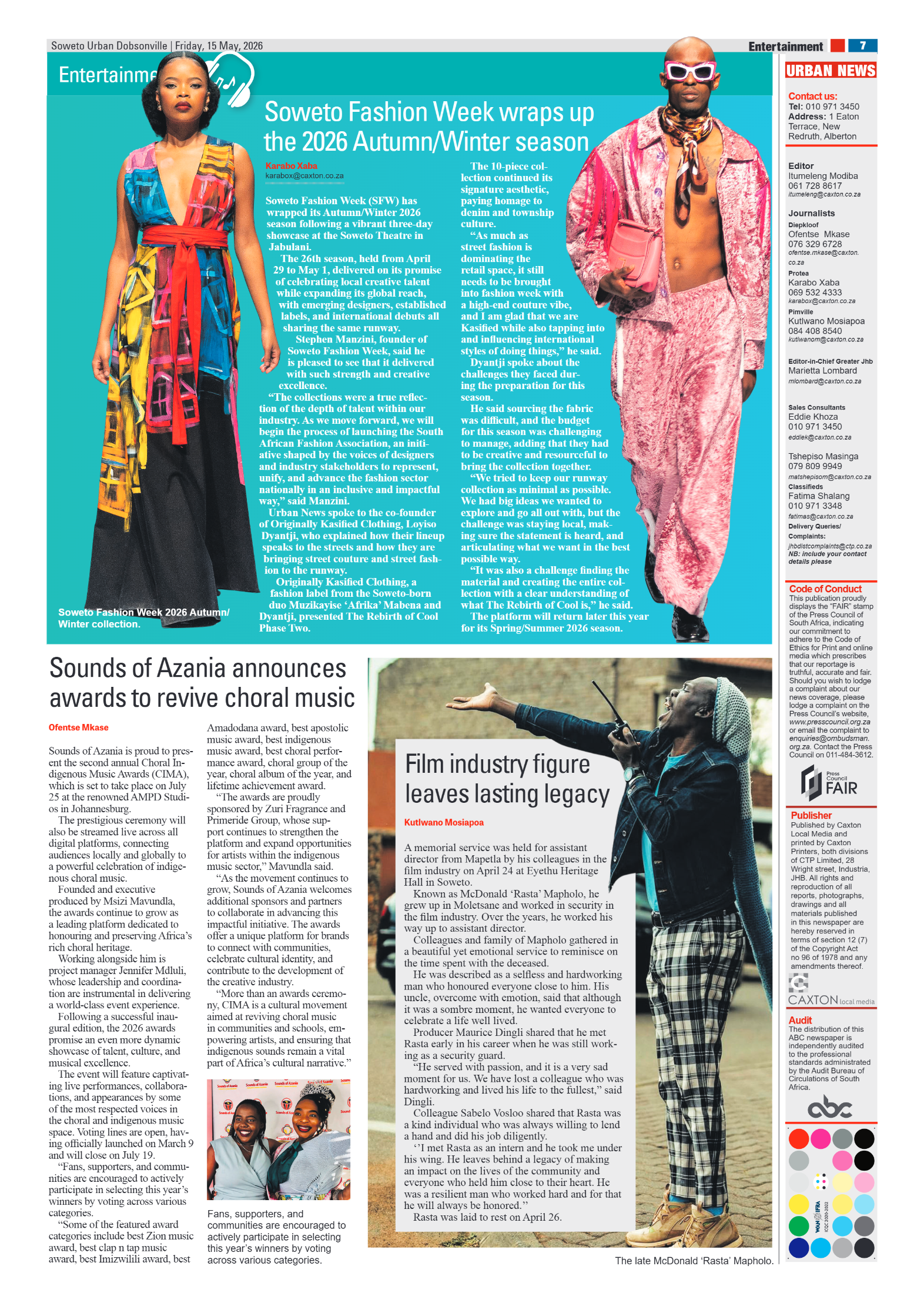 Dobsonville: 15 May 2026 page 7
