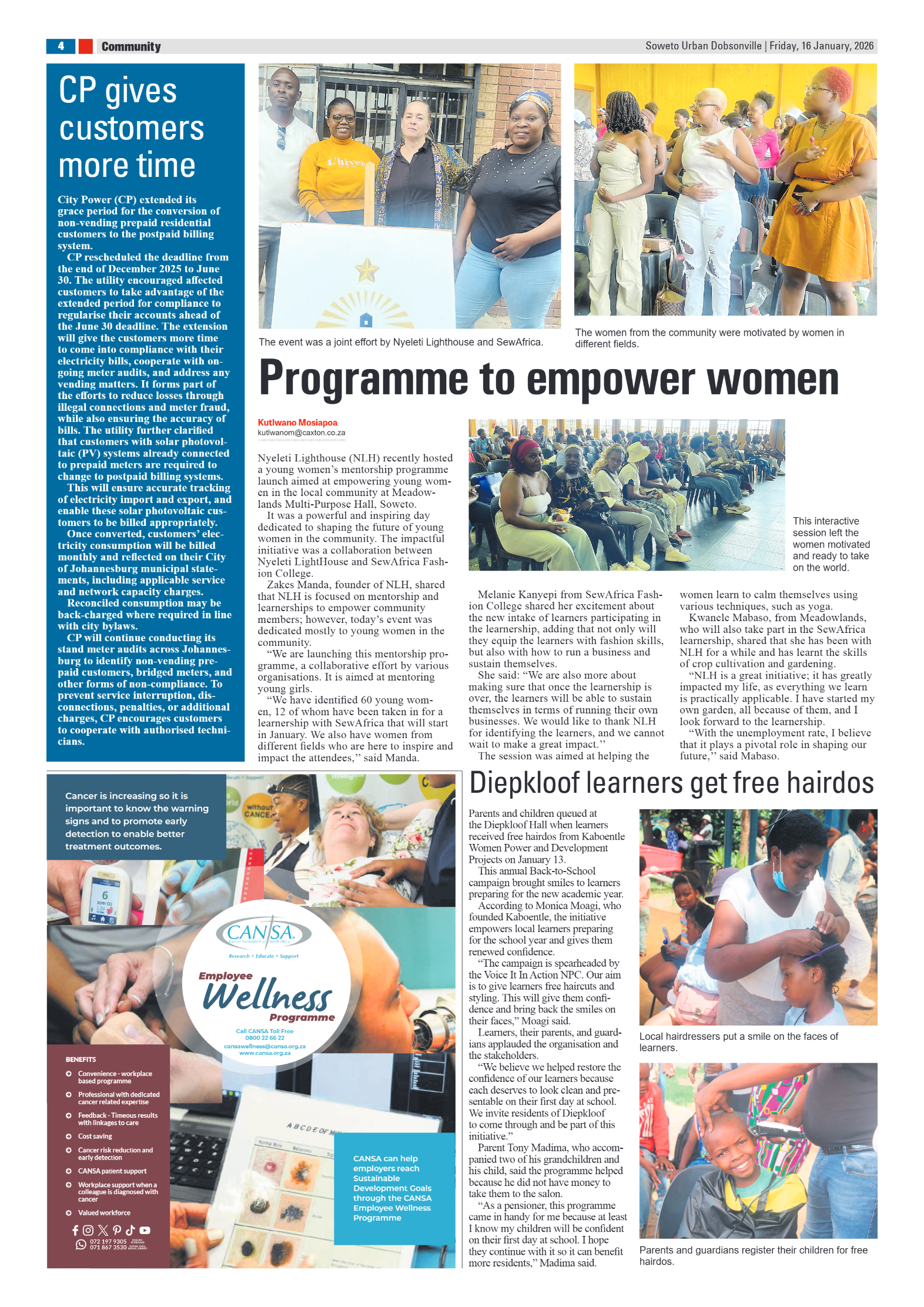 Dobsonville: 16 January 2026 page 4