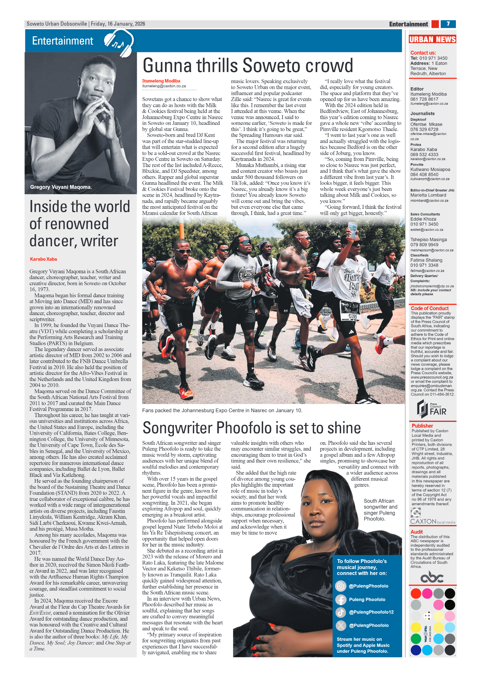 Dobsonville: 16 January 2026 page 7