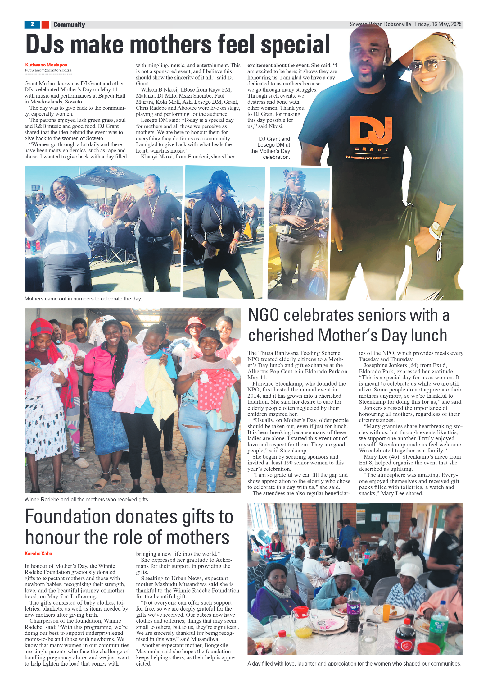 Dobsonville: 16 May 2025 page 2